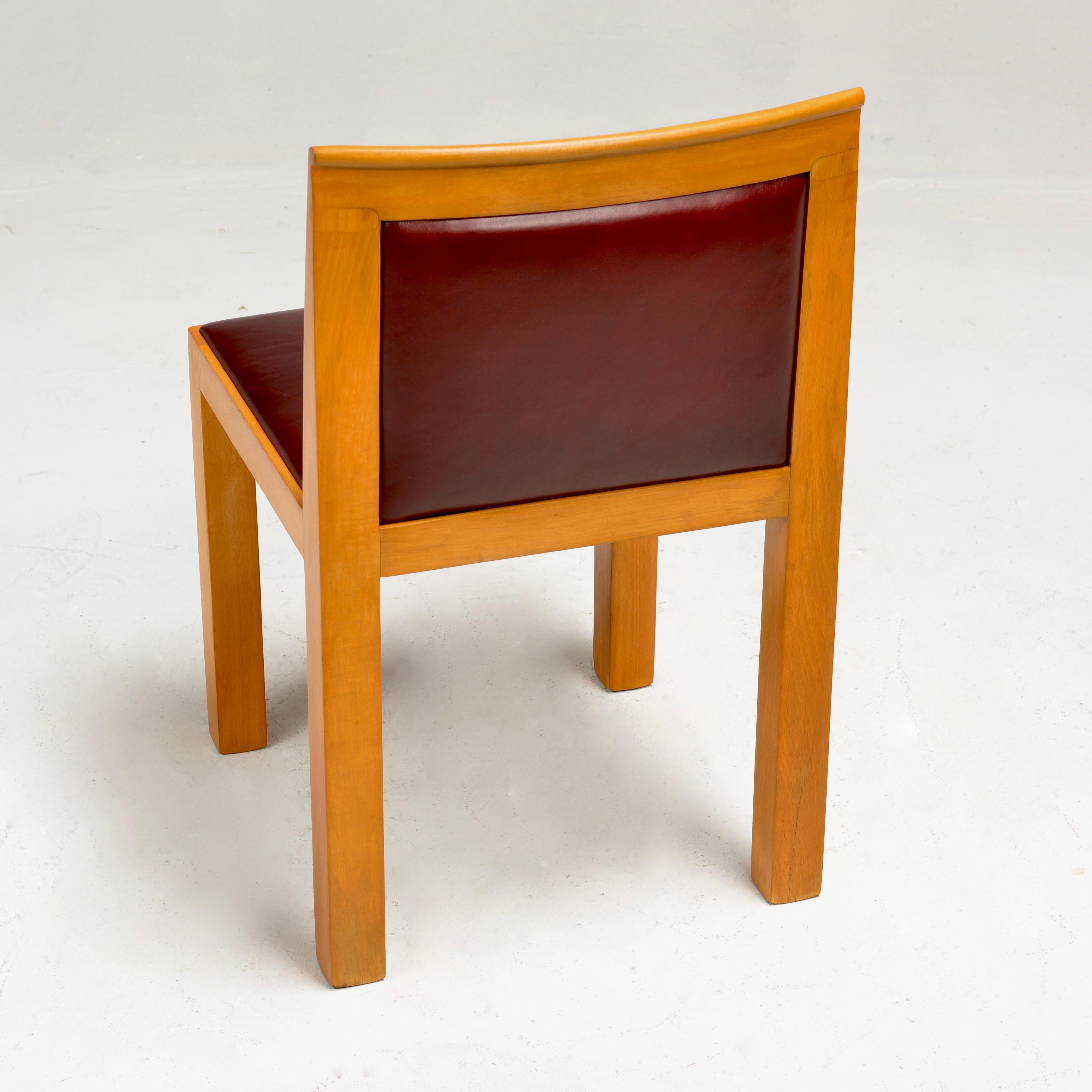 Aldo Rossi 'Teatro' Chairs for Molteni, Italy c 1983 For Sale 9
