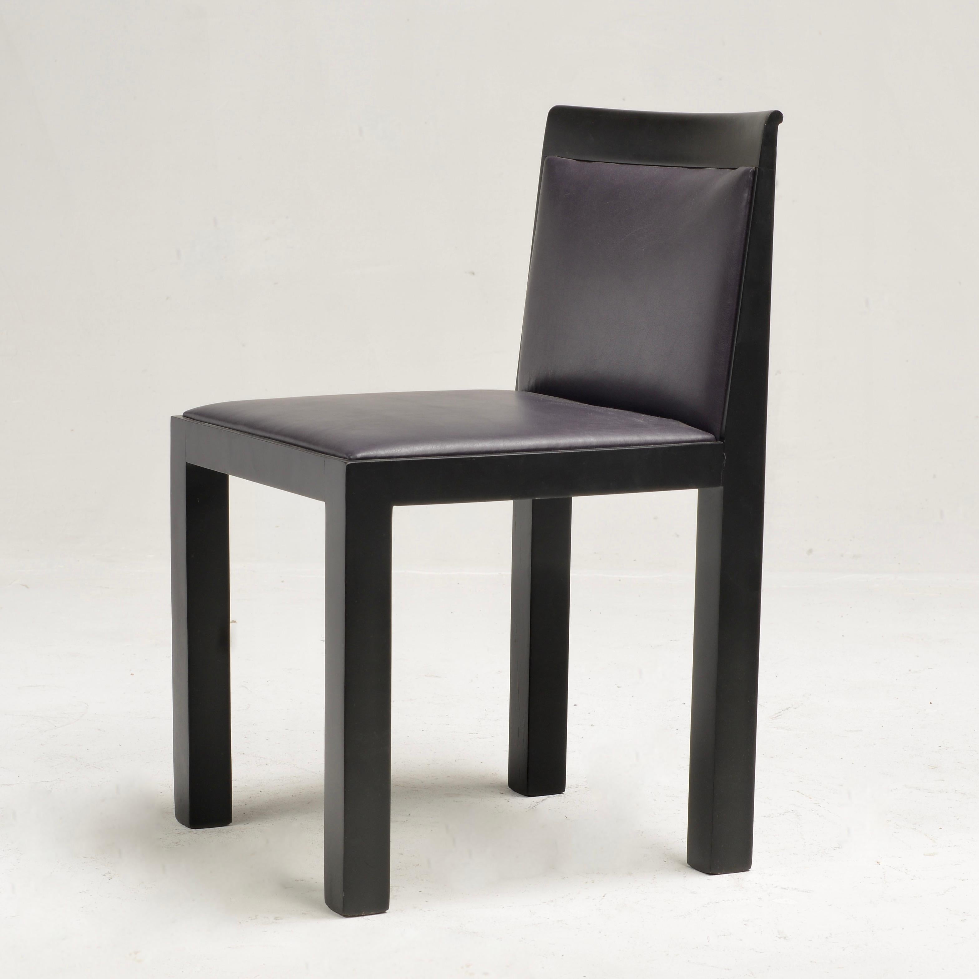 Post-Modern Aldo Rossi 'Teatro' Chairs for Molteni, Italy c 1983 For Sale