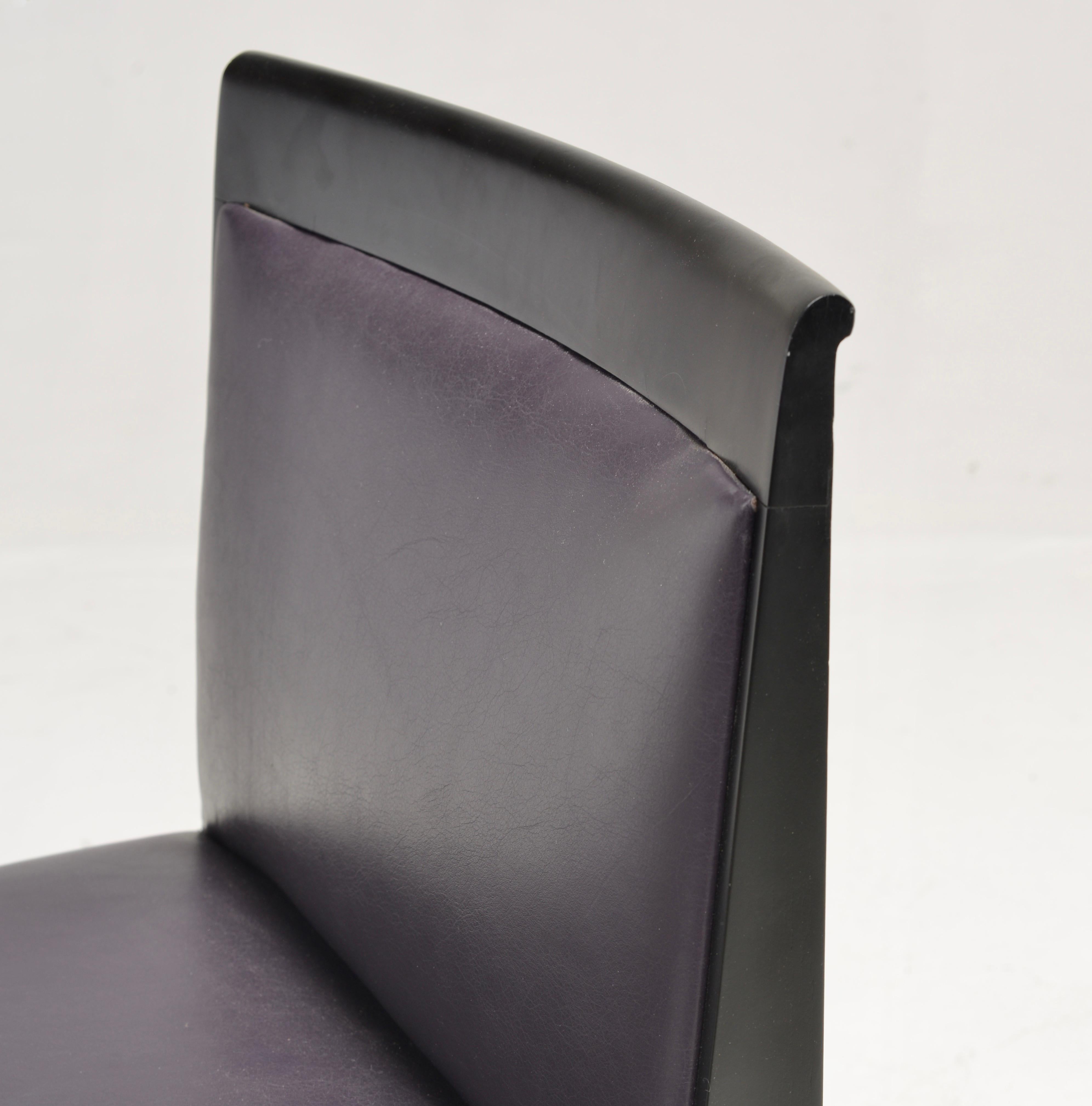 Lacquered Aldo Rossi 'Teatro' Chairs for Molteni, Italy c 1983 For Sale