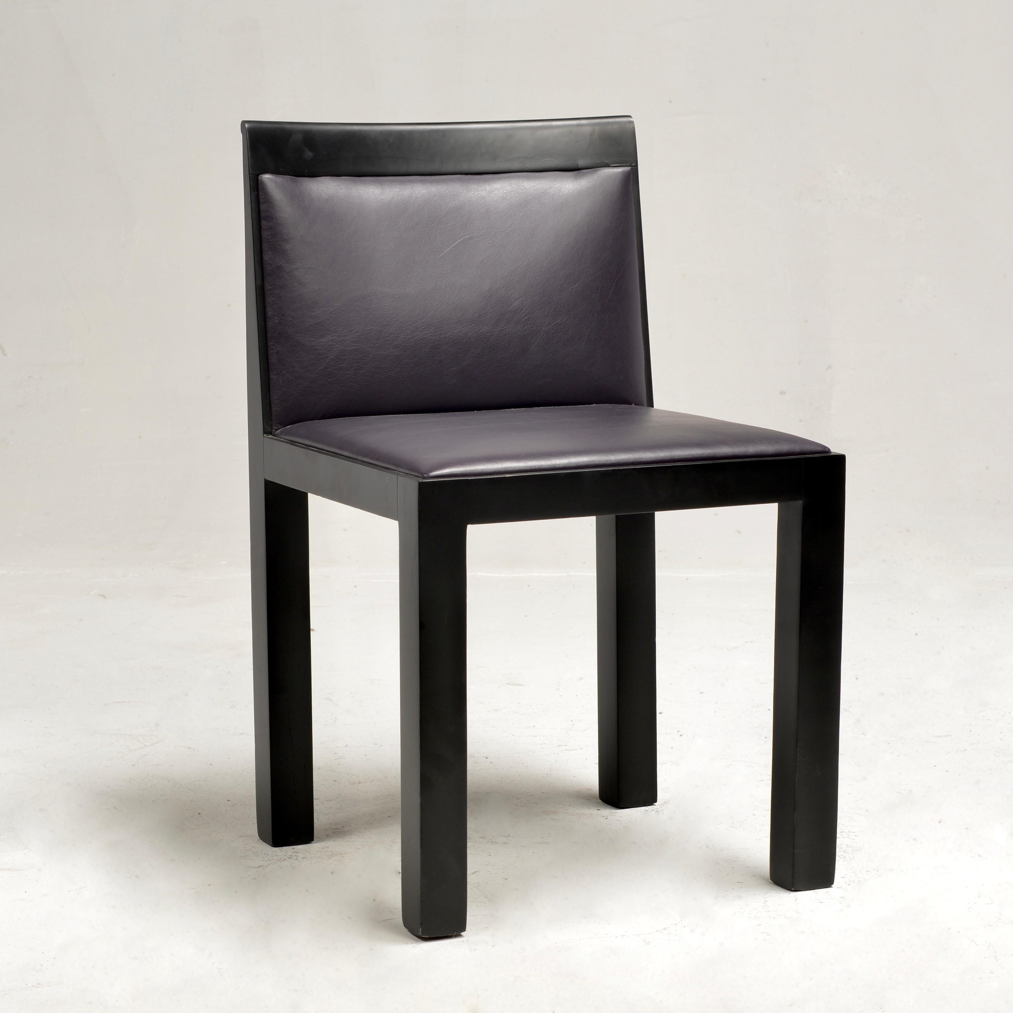 Late 20th Century Aldo Rossi 'Teatro' Chairs for Molteni, Italy c 1983 For Sale