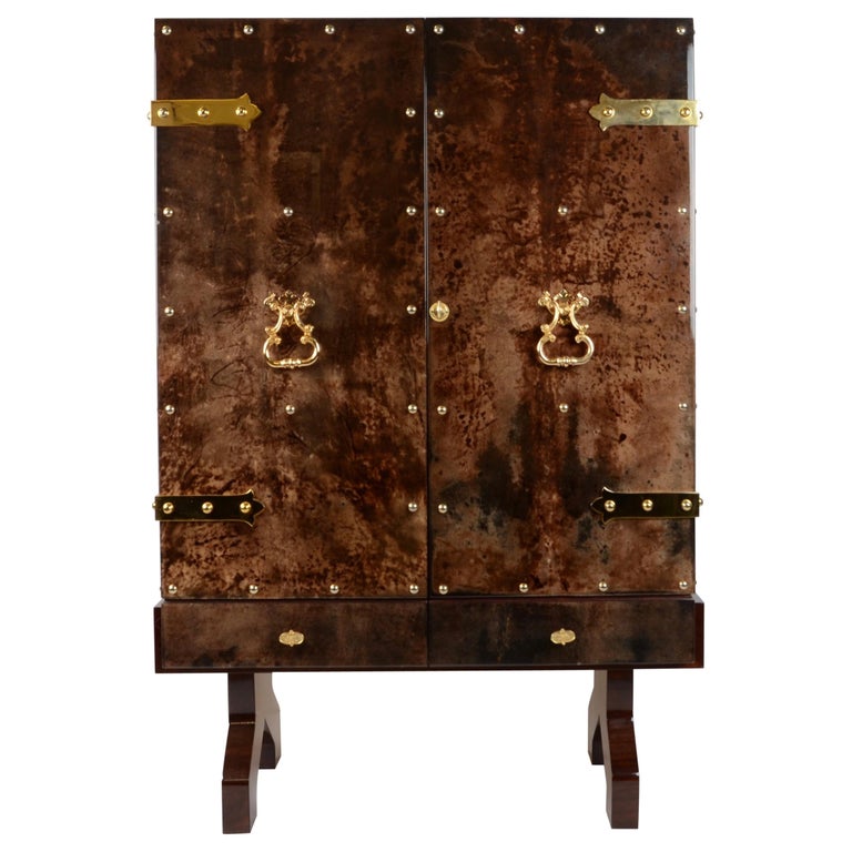 Aldo Tura, Bar Cabinet, Mid-1900s For Sale at 1stdibs