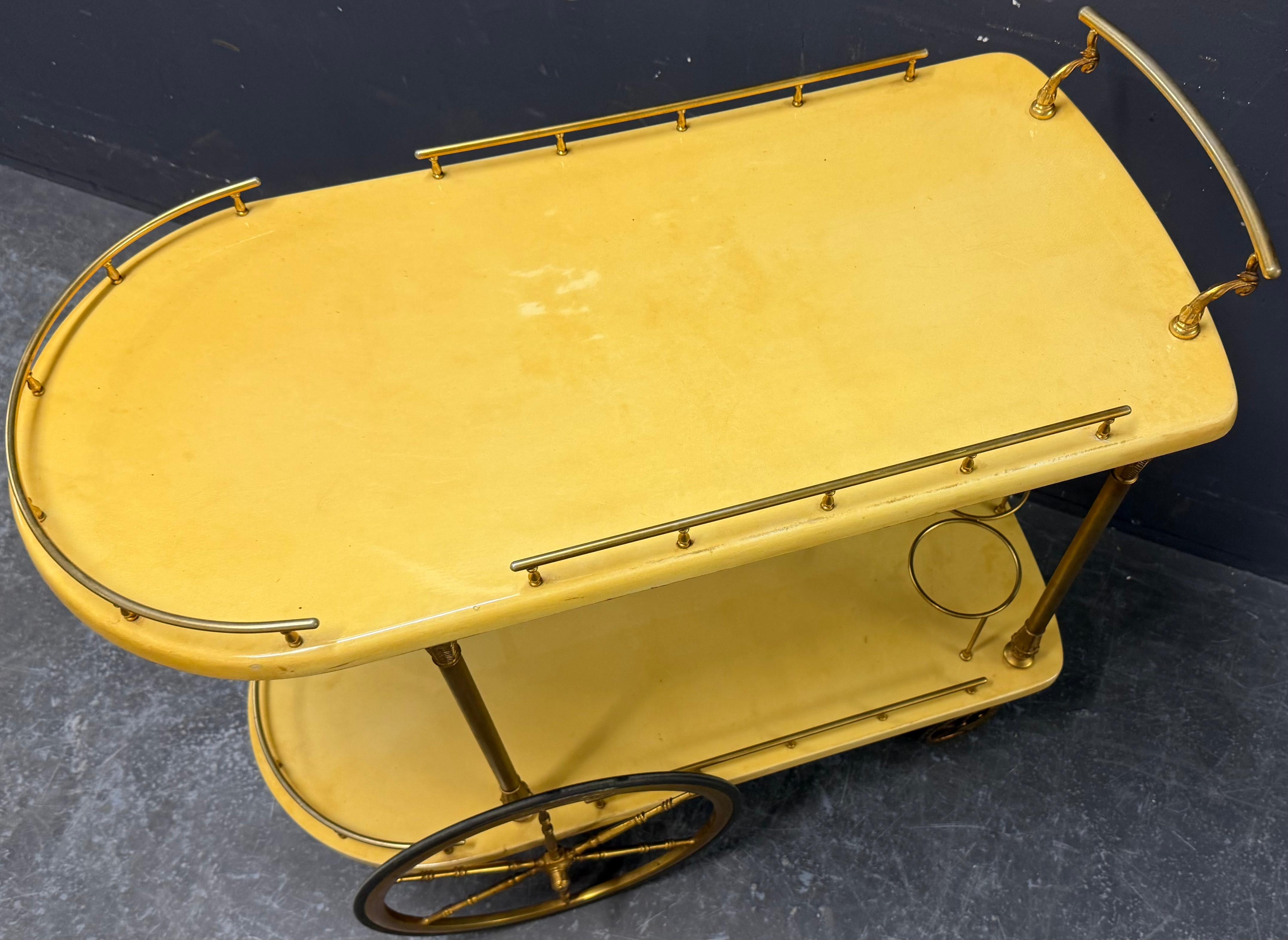 Hollywood Regency aldo tura barcart For Sale