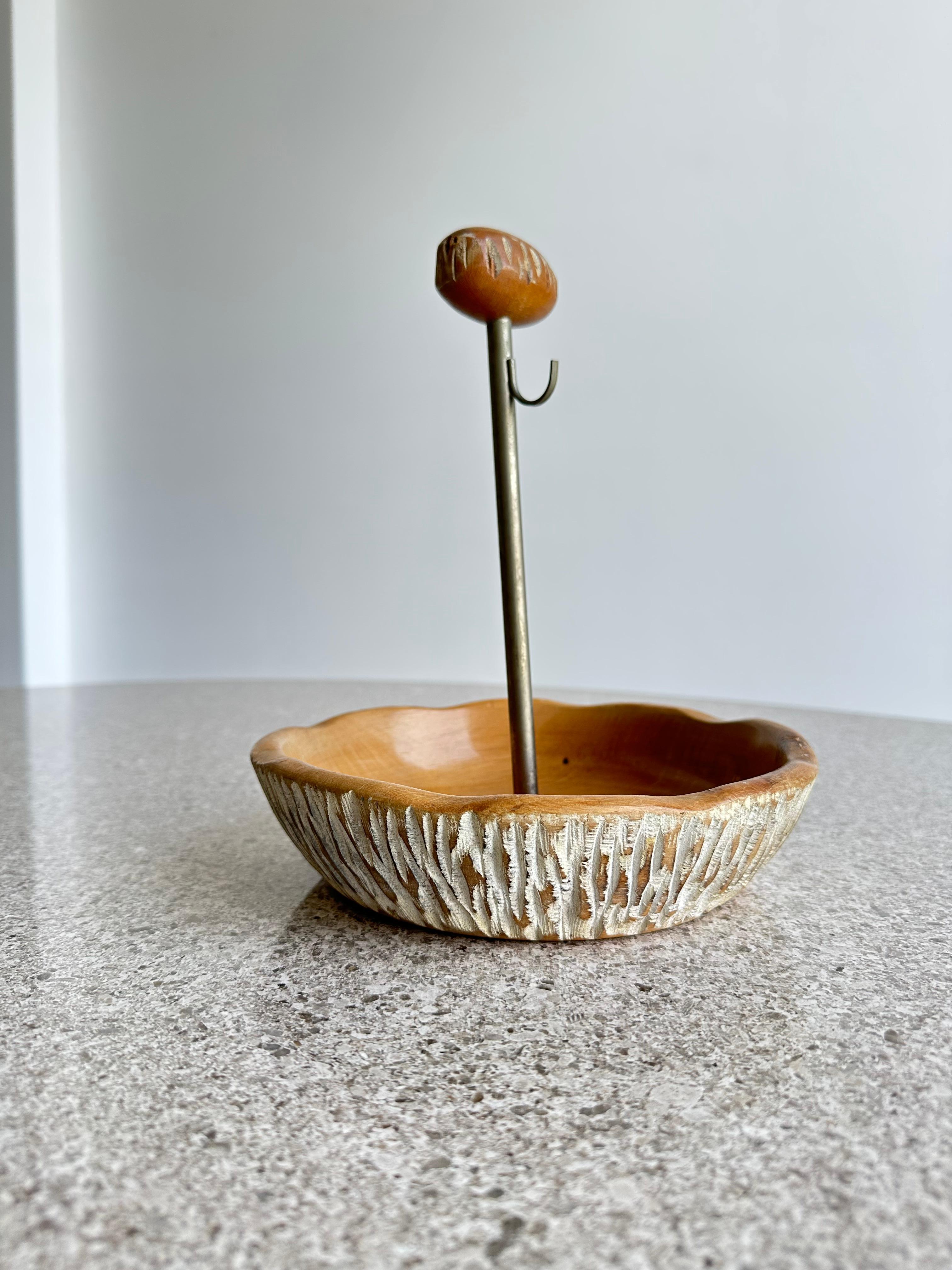 Aldo Tura hand crafted bowl.