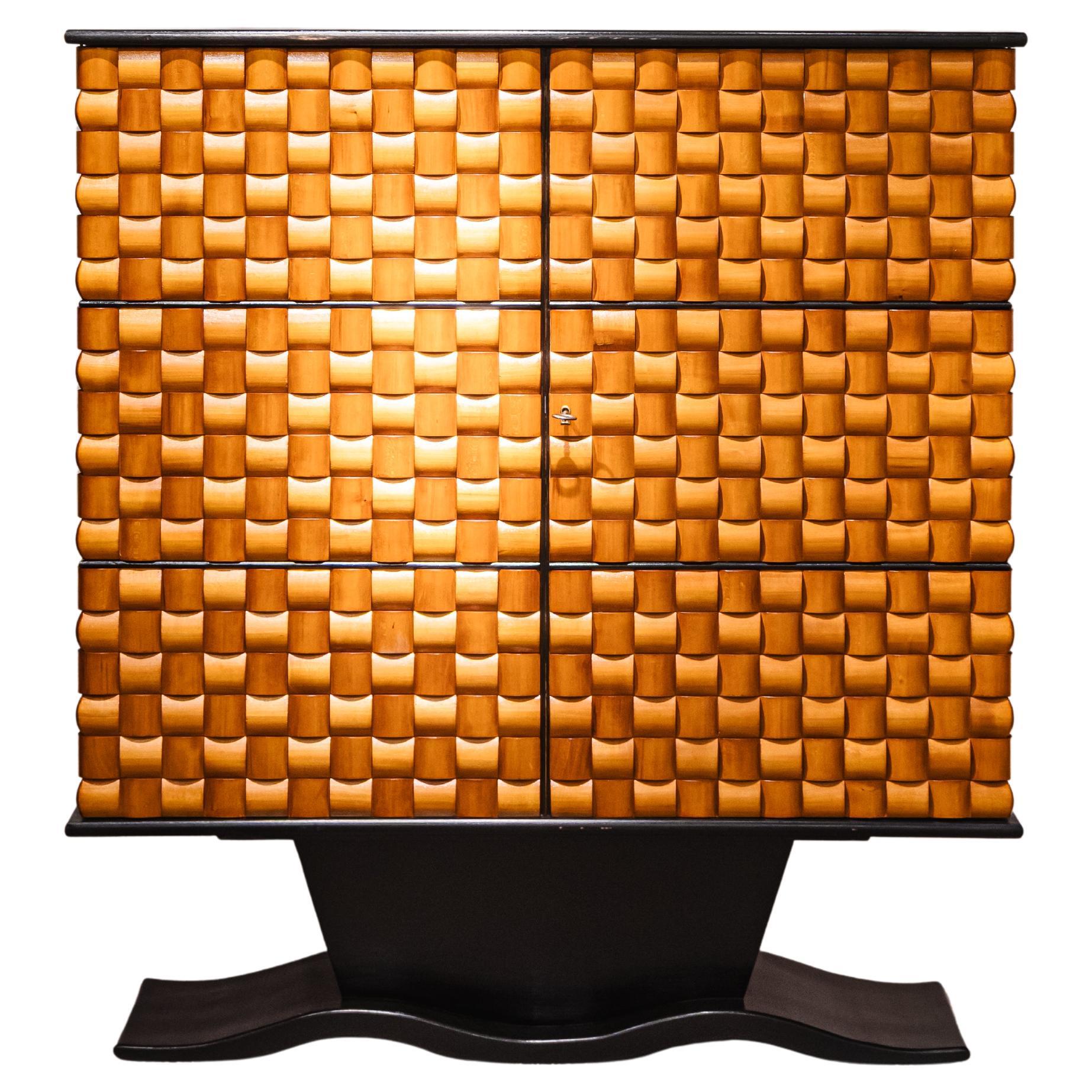 Aldo TURA - Cabinet à cocktails For Sale