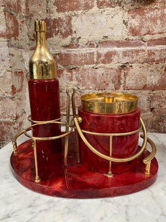 Aldo Tura Cocktail Set Italy, 1970s