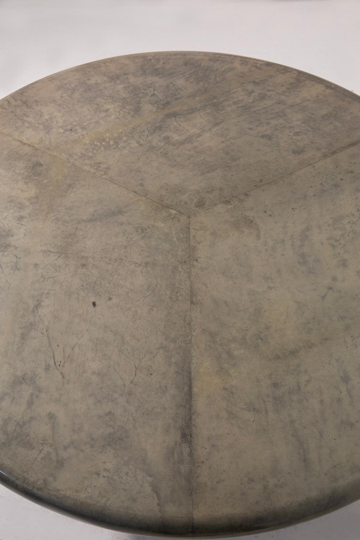 Aldo Tura Coffee table in parchment For Sale 1