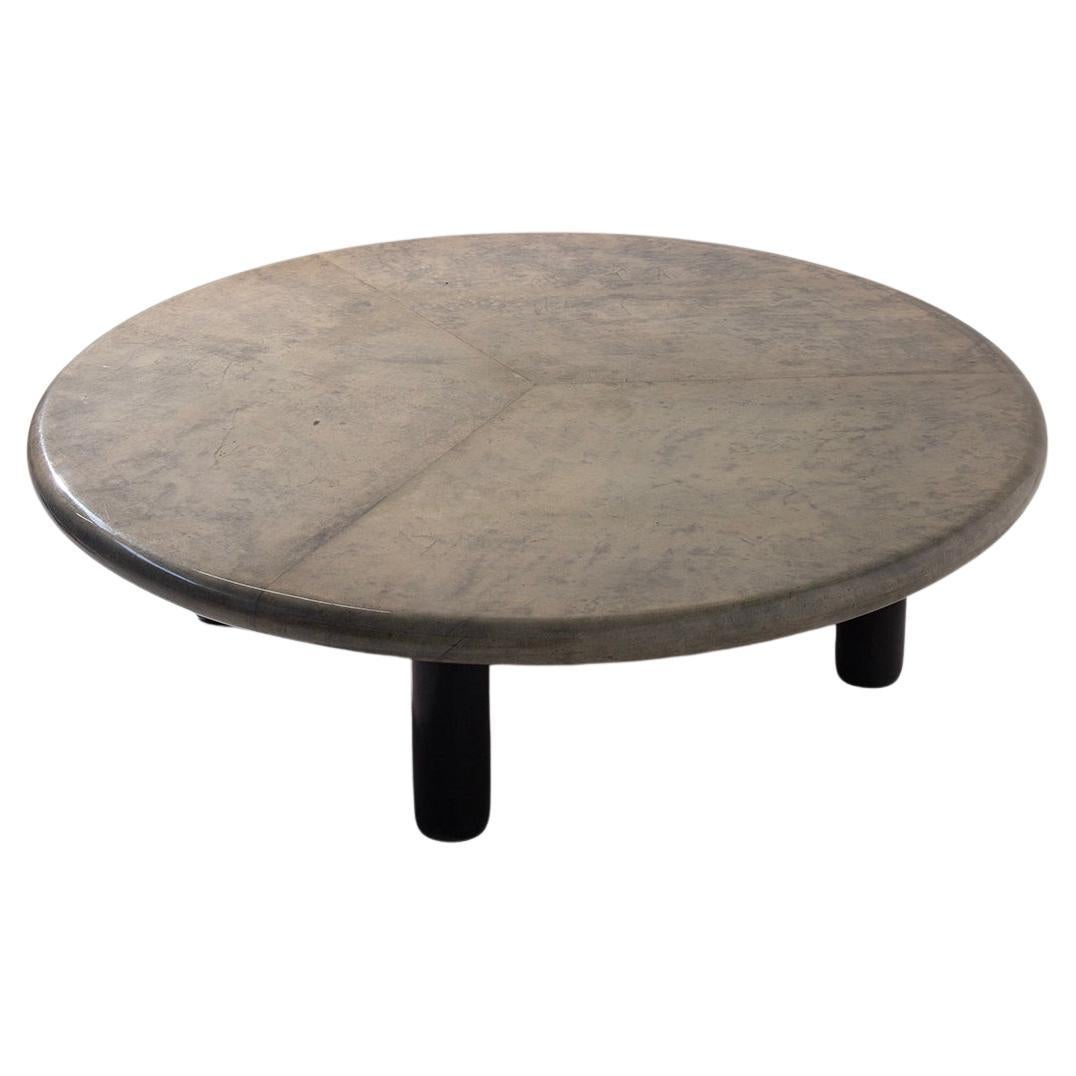 Aldo Tura Coffee table in parchment