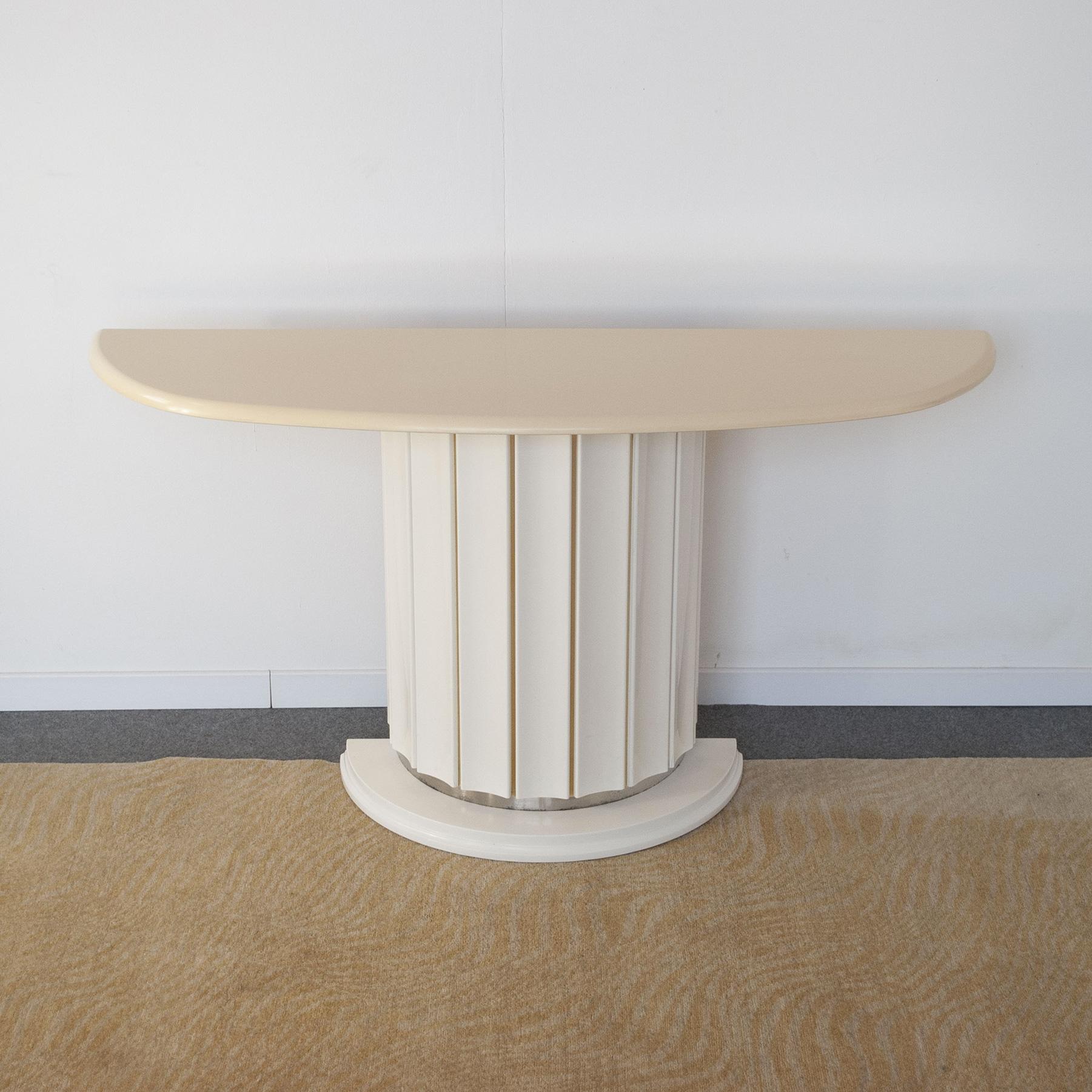 Mid-Century Modern Aldo Tura Consolle Late Seventies For Sale