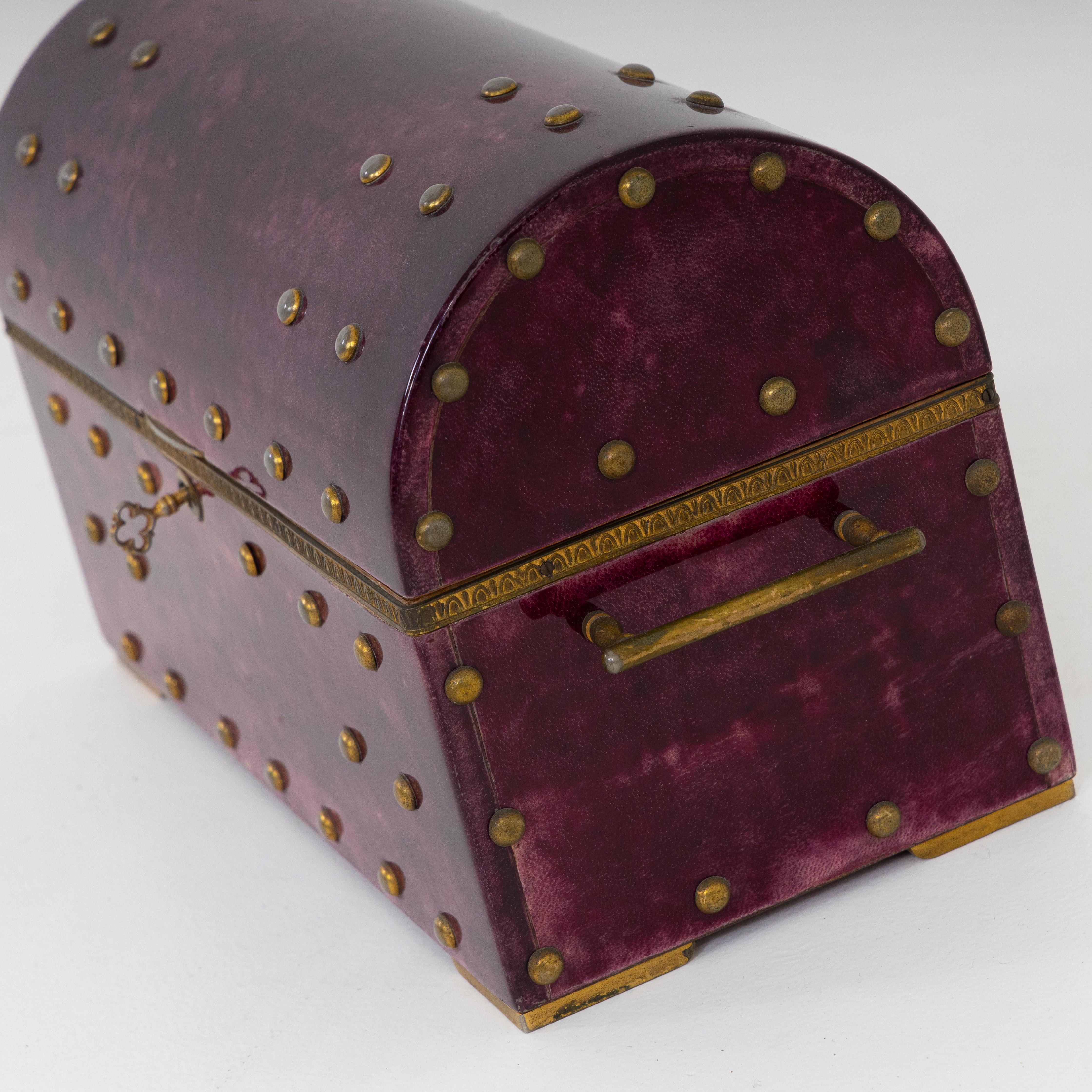 Italian Aldo Tura Designed Goatskin Box