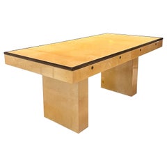 Aldo Tura Desk Goatskin Desk , Italy 1çèà