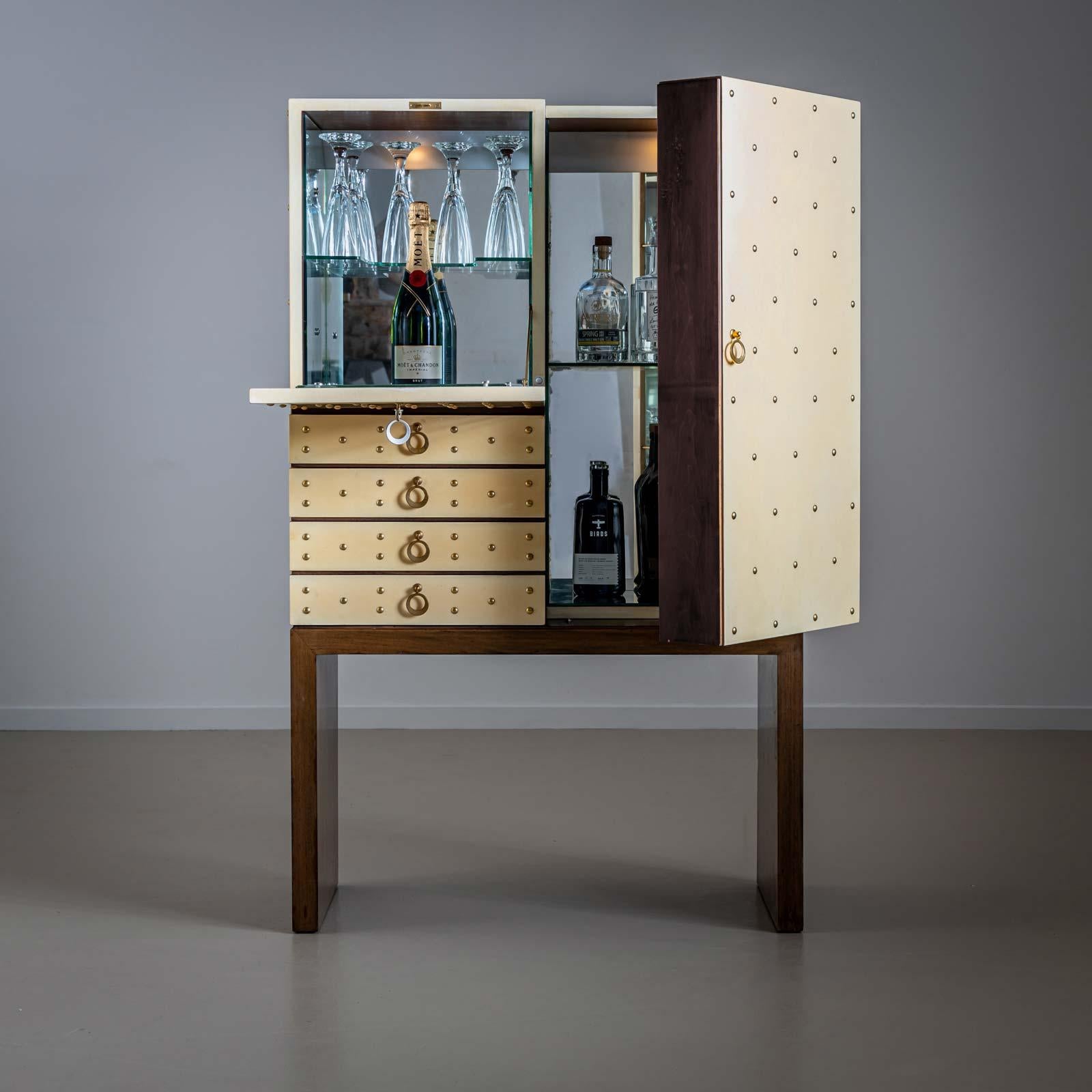 Italian Aldo Tura Dry Bar, Italy 1960s For Sale