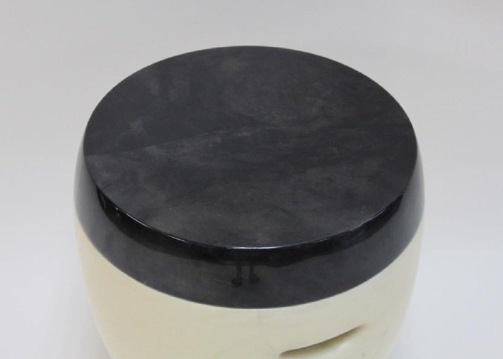 Fine Aldo Tura espresso latte lacquered goatskin end table, circa 1960s

Tura is one of those Italian 20th century designers known for their dedication to a specific material. Tura focused almost exclusively on lacquered goatskin, applying it to