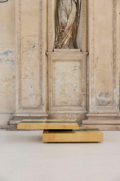 Aldo Tura extendable table in lacquered wood and parchment, Italy 1960