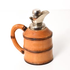 Aldo Tura for Macabo Cusano Milanino Milano Italy 1950s Bamboo Thermos