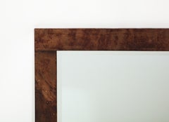 Aldo Tura Goat Skin Mirror, Italy 1960's
