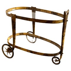 Aldo Tura Goatskin Bar Cart, 1950