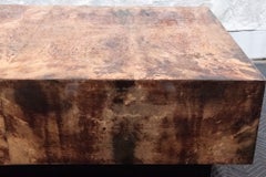 ALDO TURA Goatskin Coffee Table
