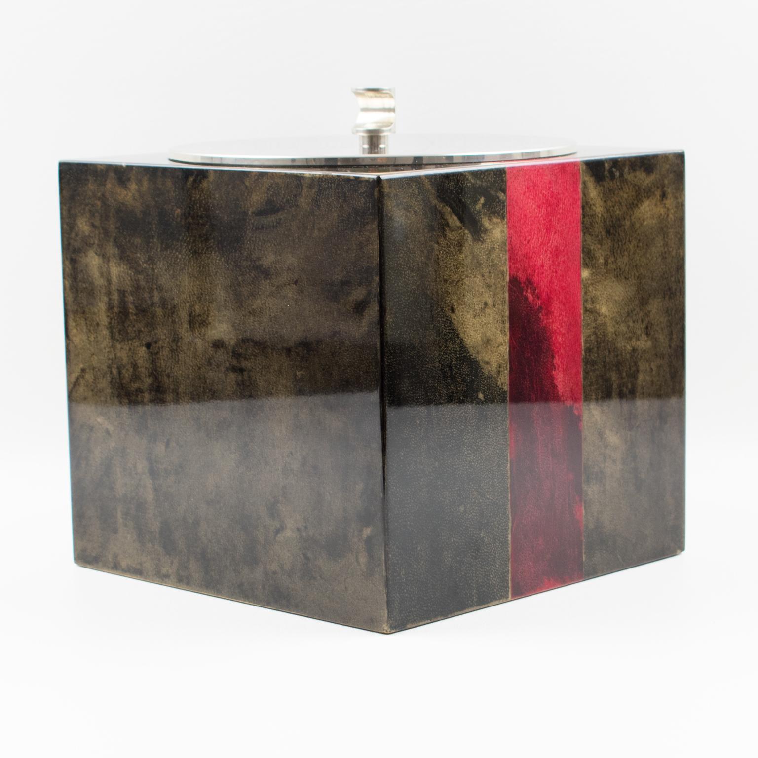 Aldo Tura Goatskin Ice Bucket 5
