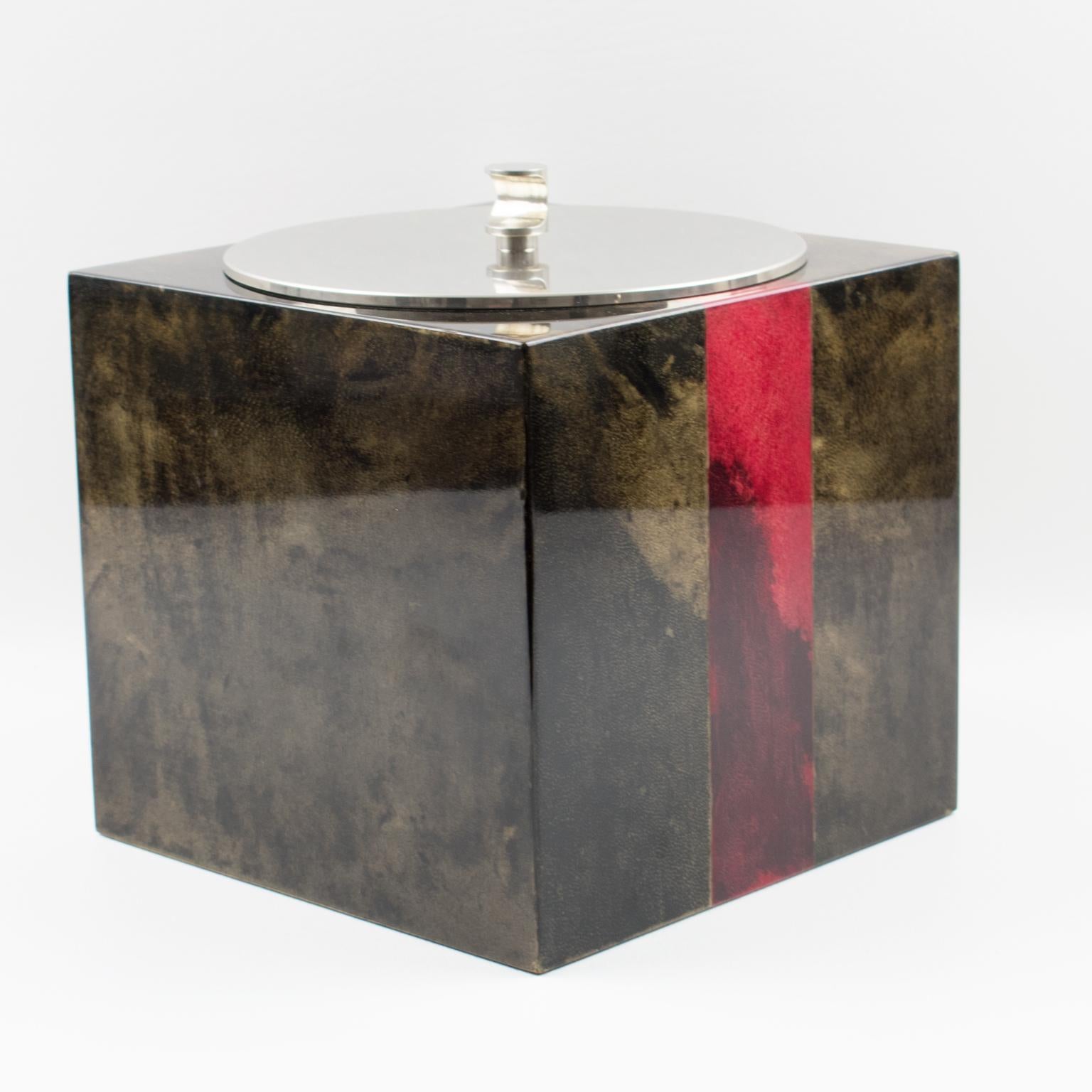 Aldo Tura Goatskin Ice Bucket 6