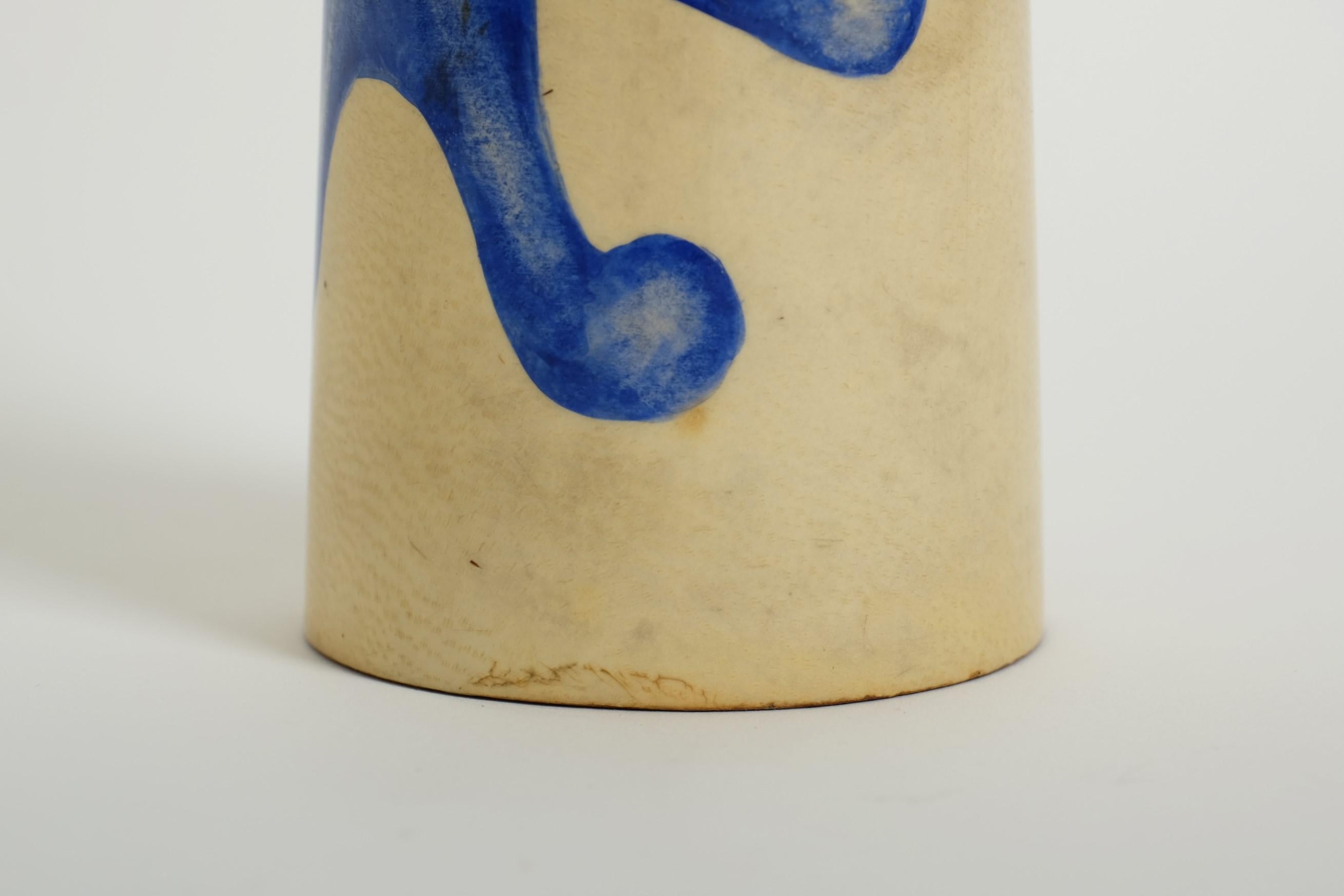 Sculptural Goatskin Pepper Mill Blue Cat by Aldo Tura for Macabo, Italy 1960s For Sale 11
