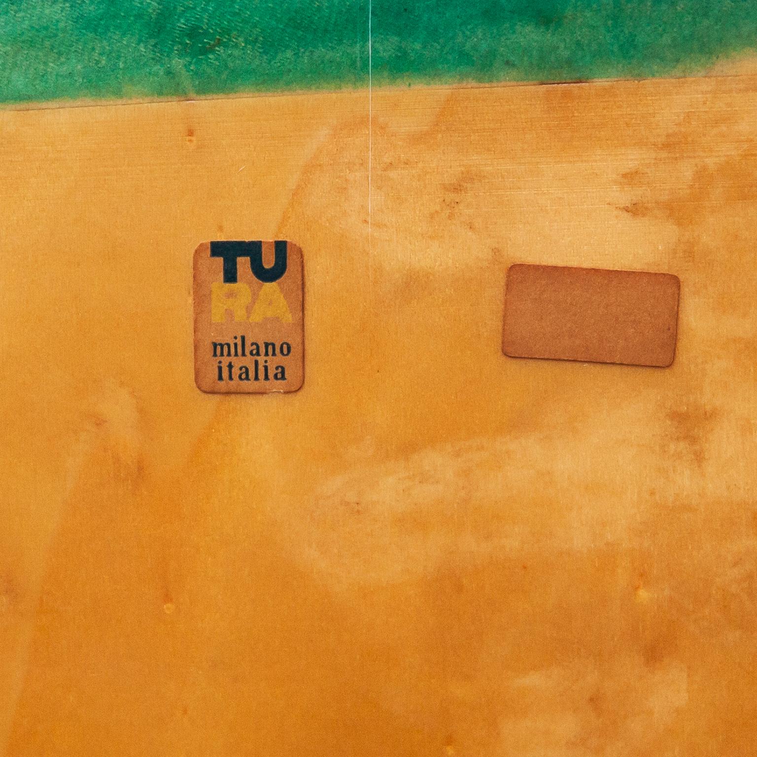 Aldo Tura Barschrank aus grünem Ziegenleder 1960er Jahre im Angebot 5