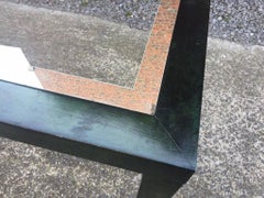 Aldo Tura Lacquered Parchment Center or Dining Table