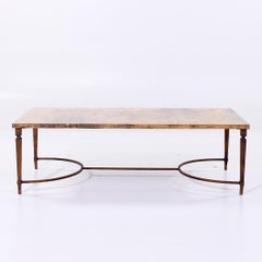 Aldo Tura Mid Century Italian Lacquered Goatskin Coffee Table
