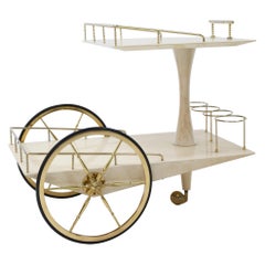 Aldo Tura Modernist Bar Cart