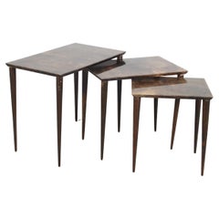 Tables gigognes Aldo Tura d'Italie, 1950