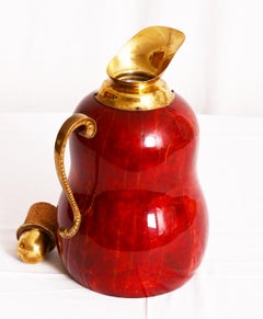 Aldo Tura Parchment Barware Thermos Flask Designed In the 1950s