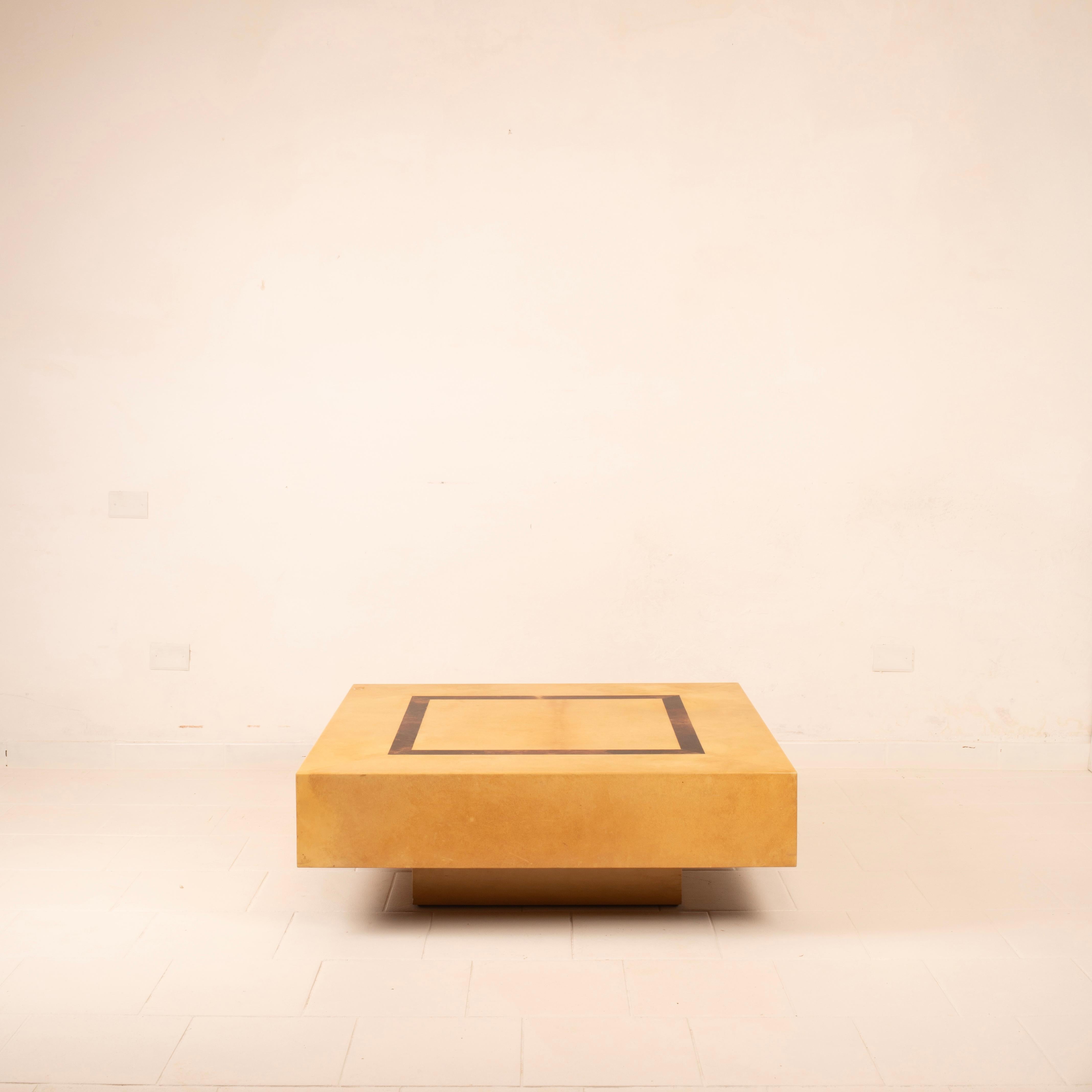Aldo Tura Parchment Coffee Table for TURA Milano, 1960s in vendita 6