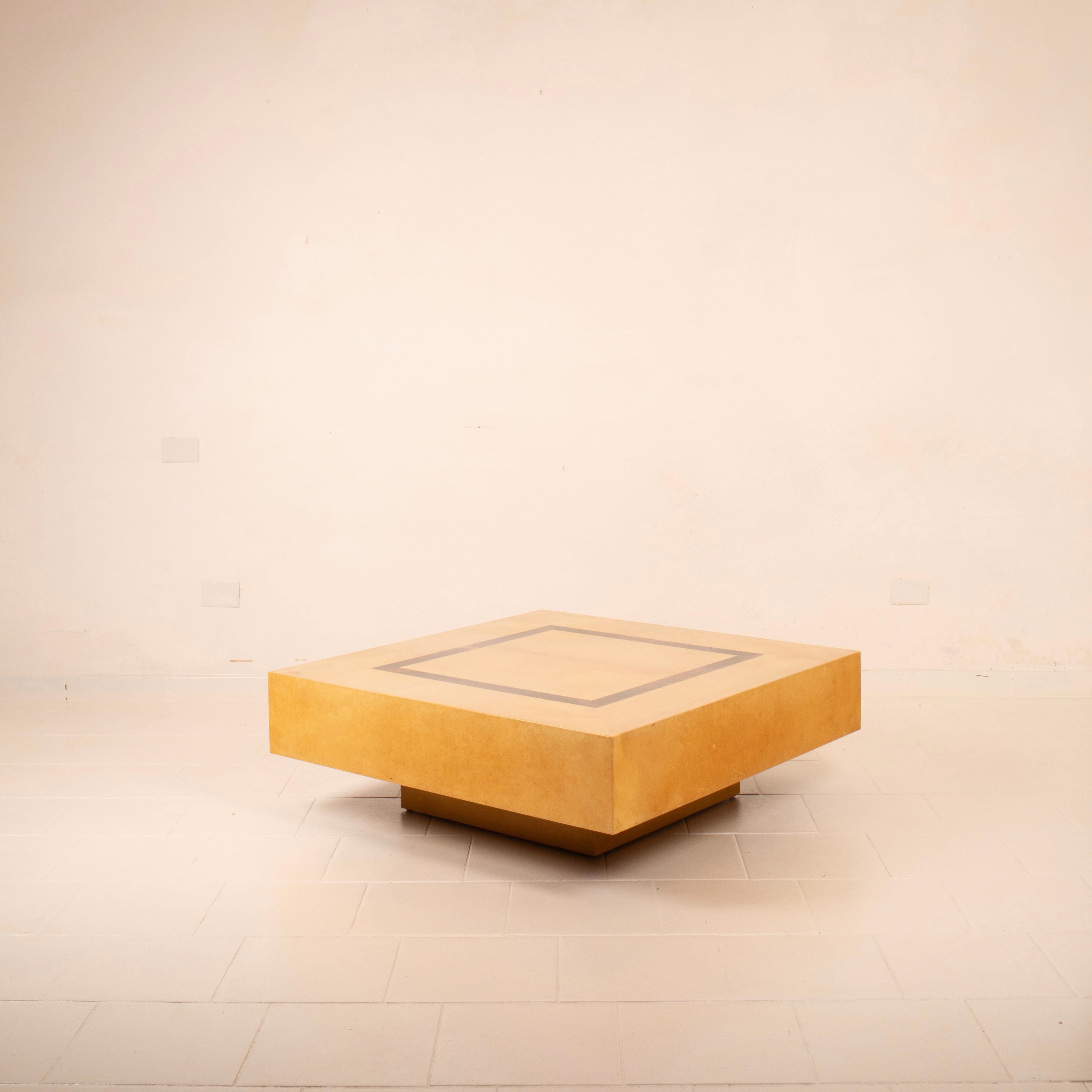 Aldo Tura Parchment Coffee Table for TURA Milano, 1960s in vendita 12