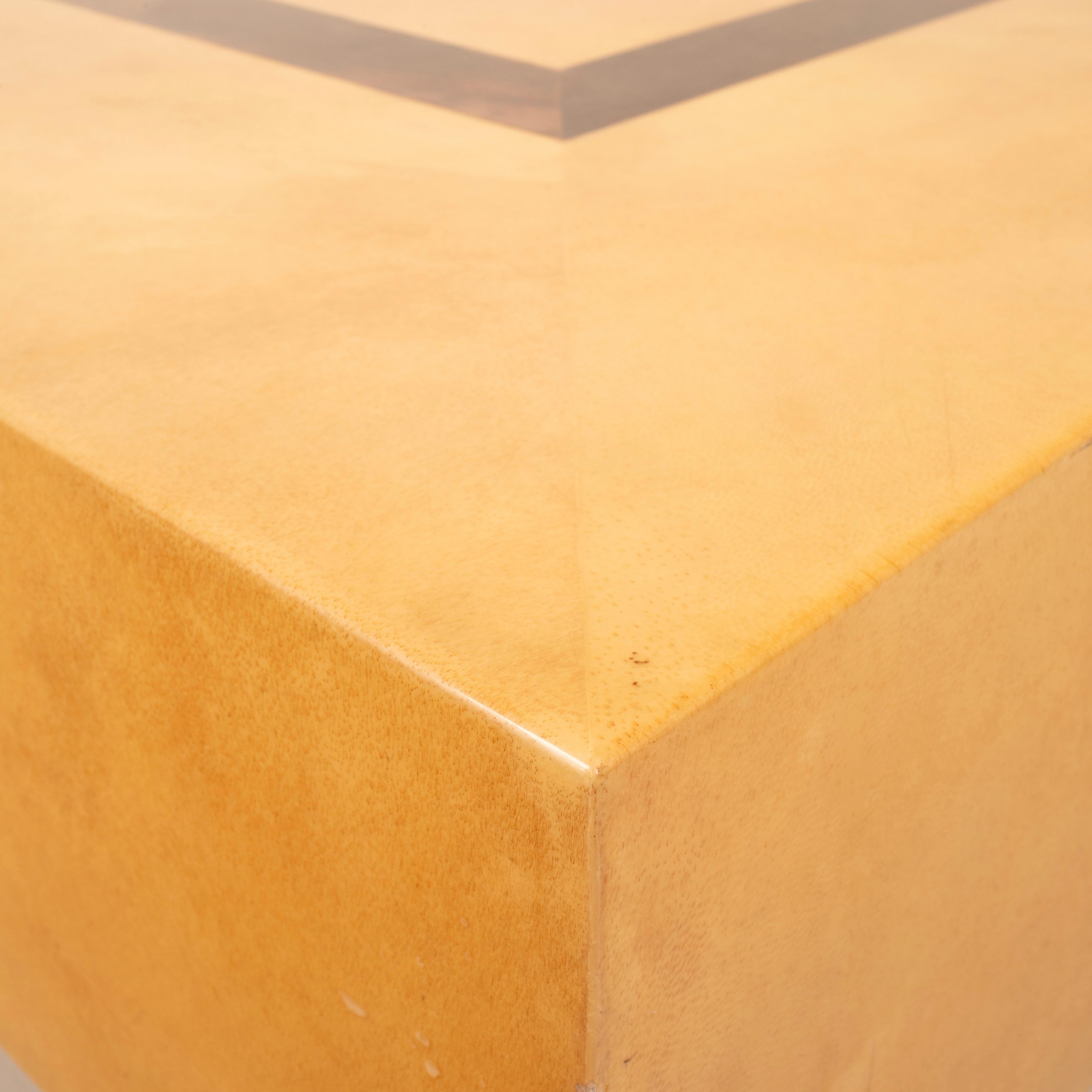 Aldo Tura Parchment Coffee Table for TURA Milano, 1960s in vendita 1