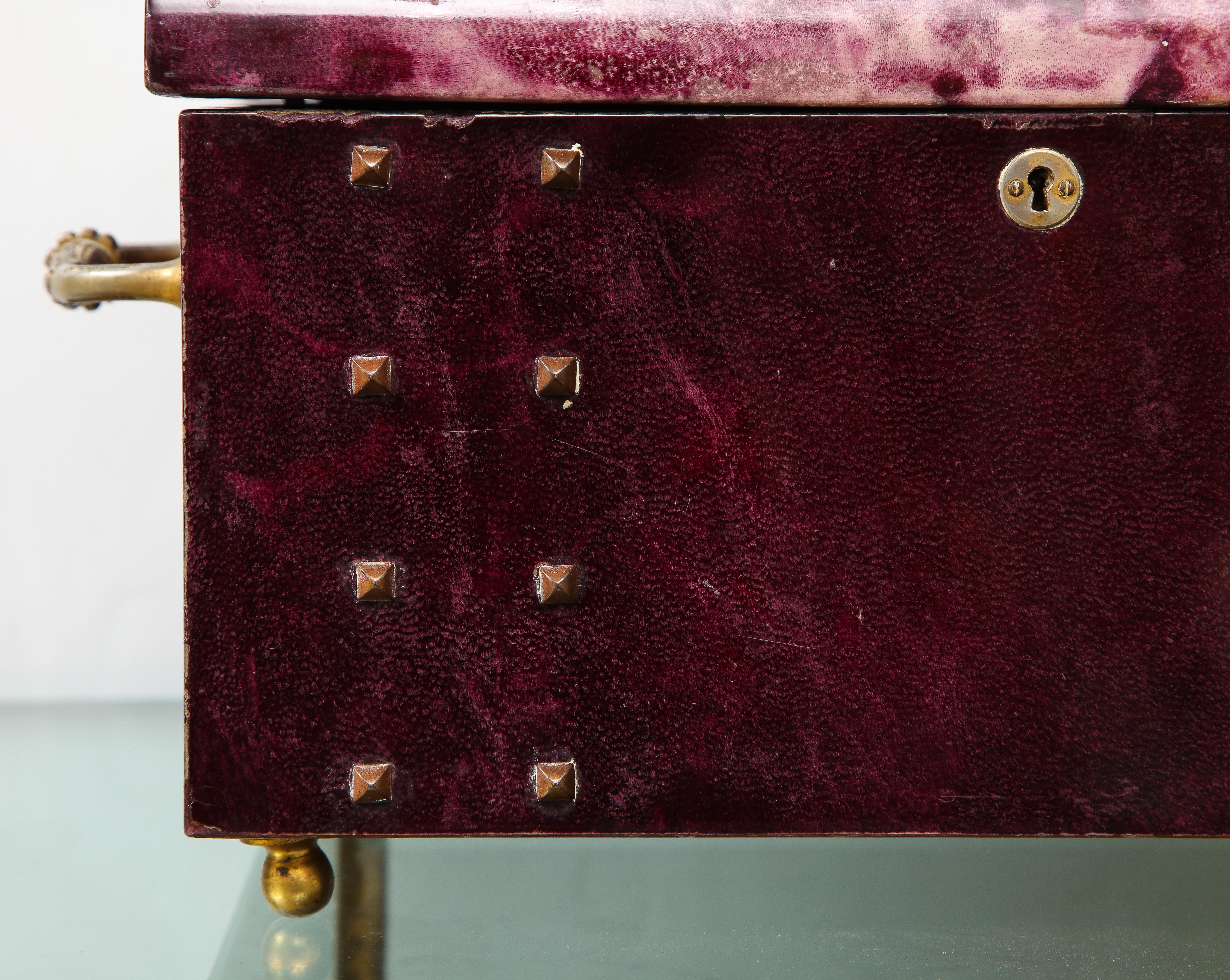 Mid-Century Modern Aldo Tura Parchment Covered Jewelry Box