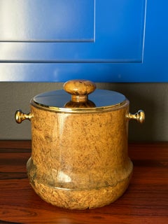 Seau à glace en parchemin Aldo Tura