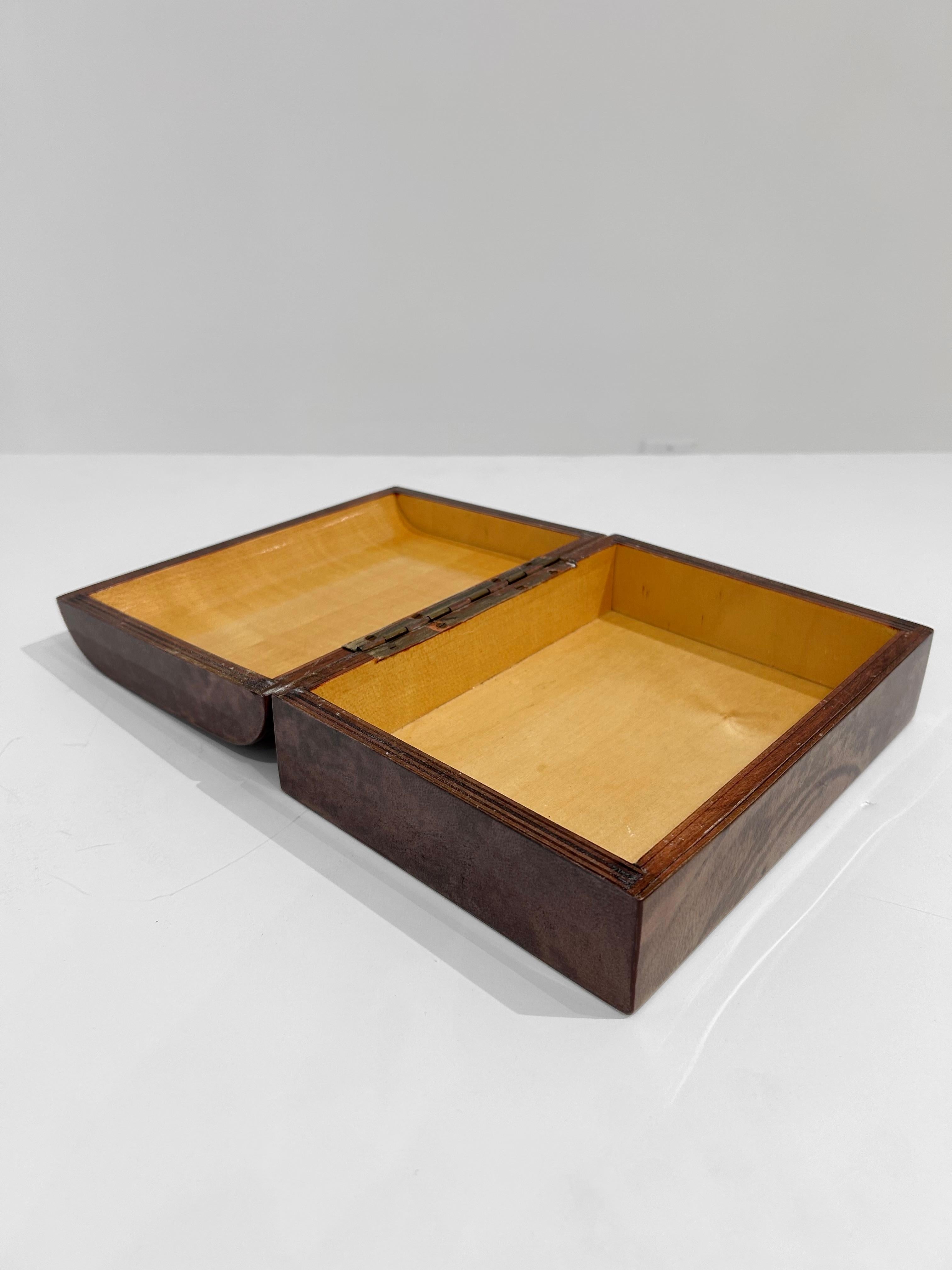 Italian Aldo Tura Parchment Jewelry Box For Sale