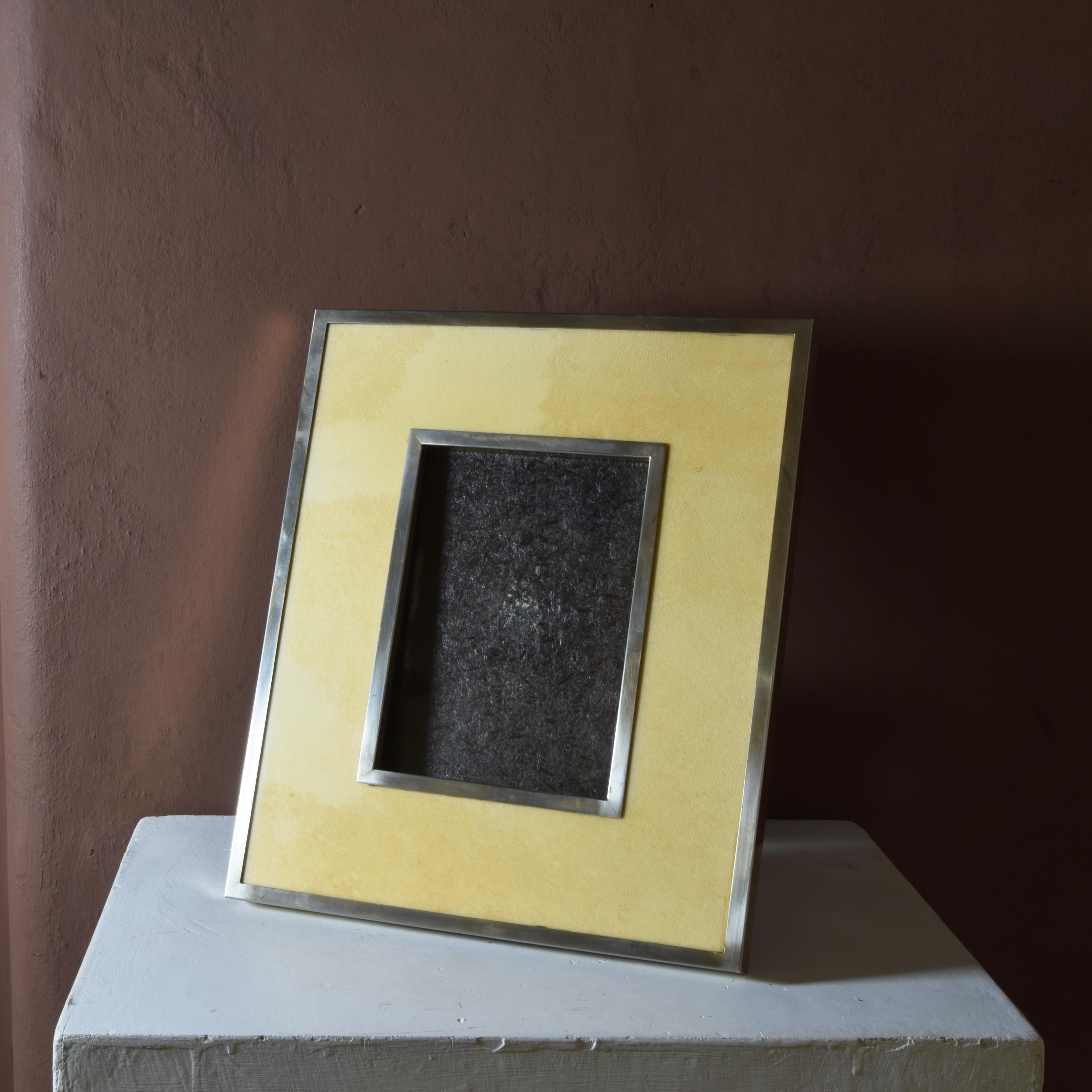 Italian Aldo Tura photo frame 1970s. For Sale