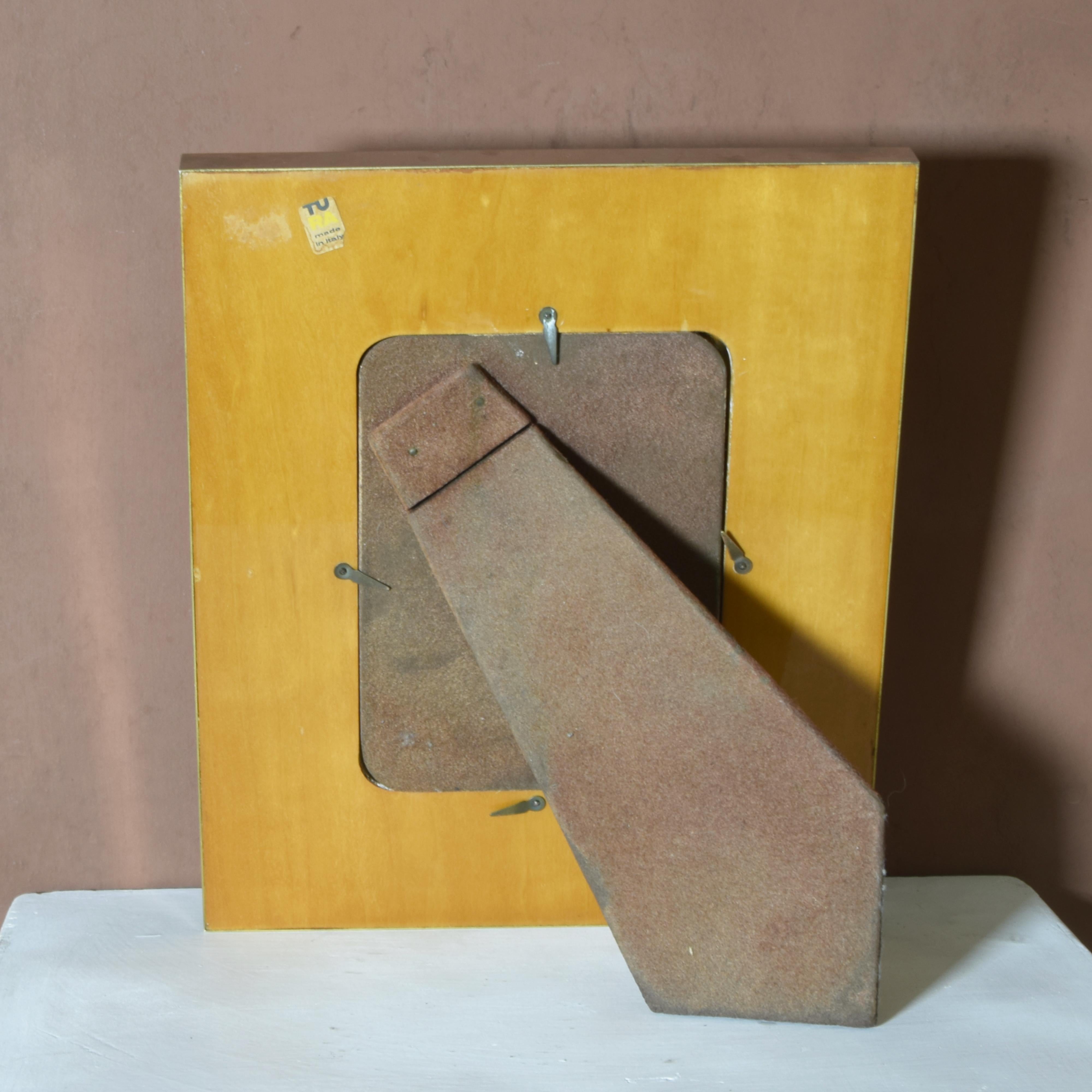 Brass Aldo Tura photo frame 1970s. For Sale