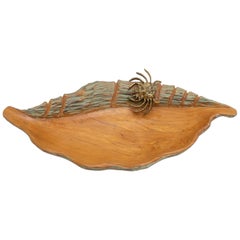 Aldo Tura Seashell Serving Dish