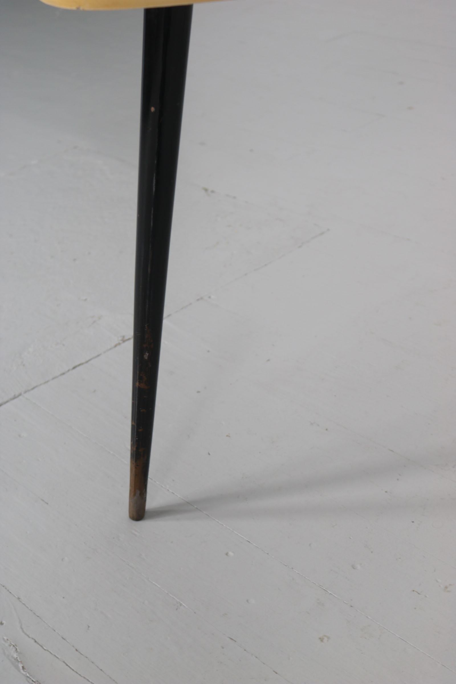 Aldo Tura Side Table mit guitar motif, Italy 1950s For Sale 9