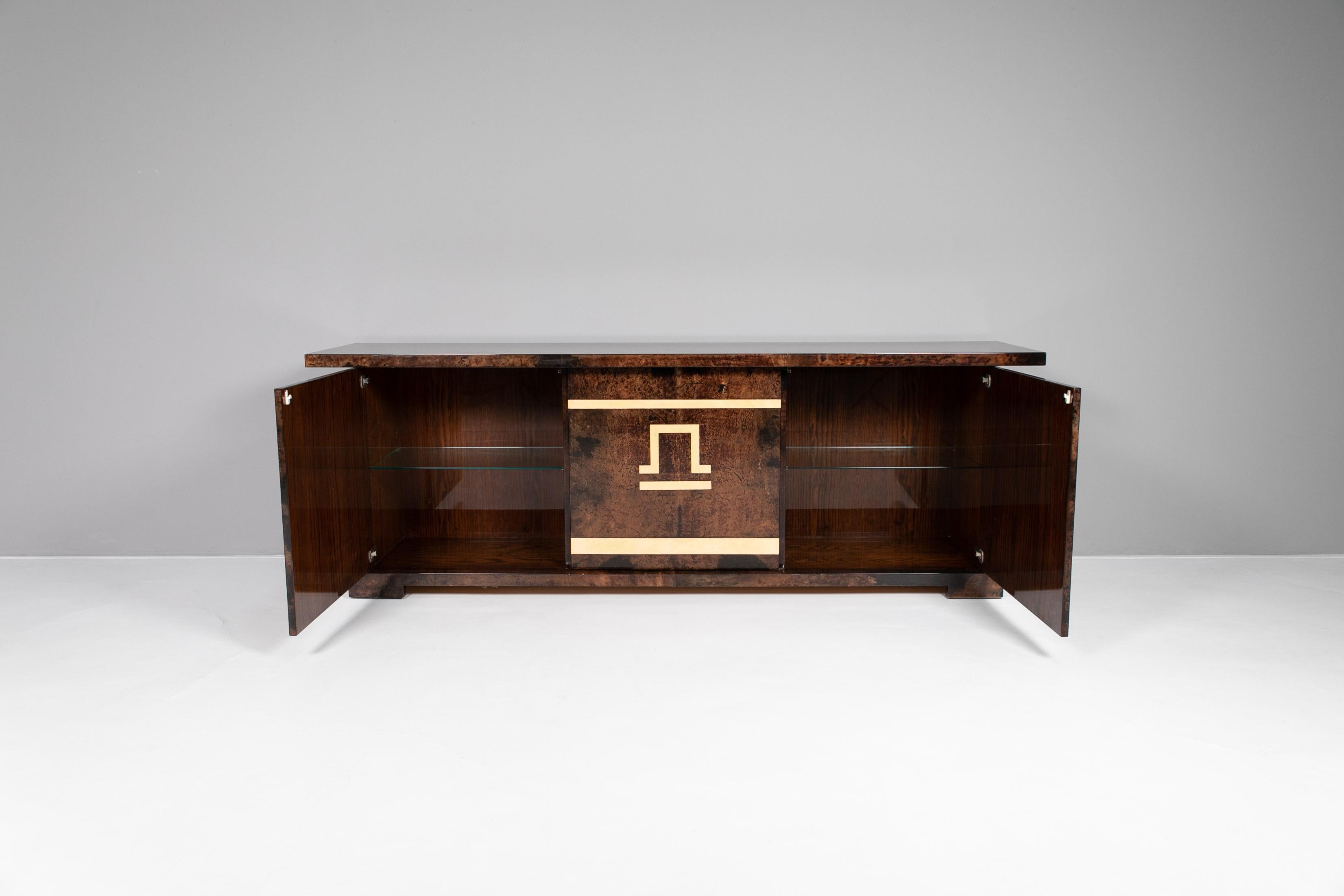 Lacquered Aldo Tura, Sideboard, 1970 For Sale
