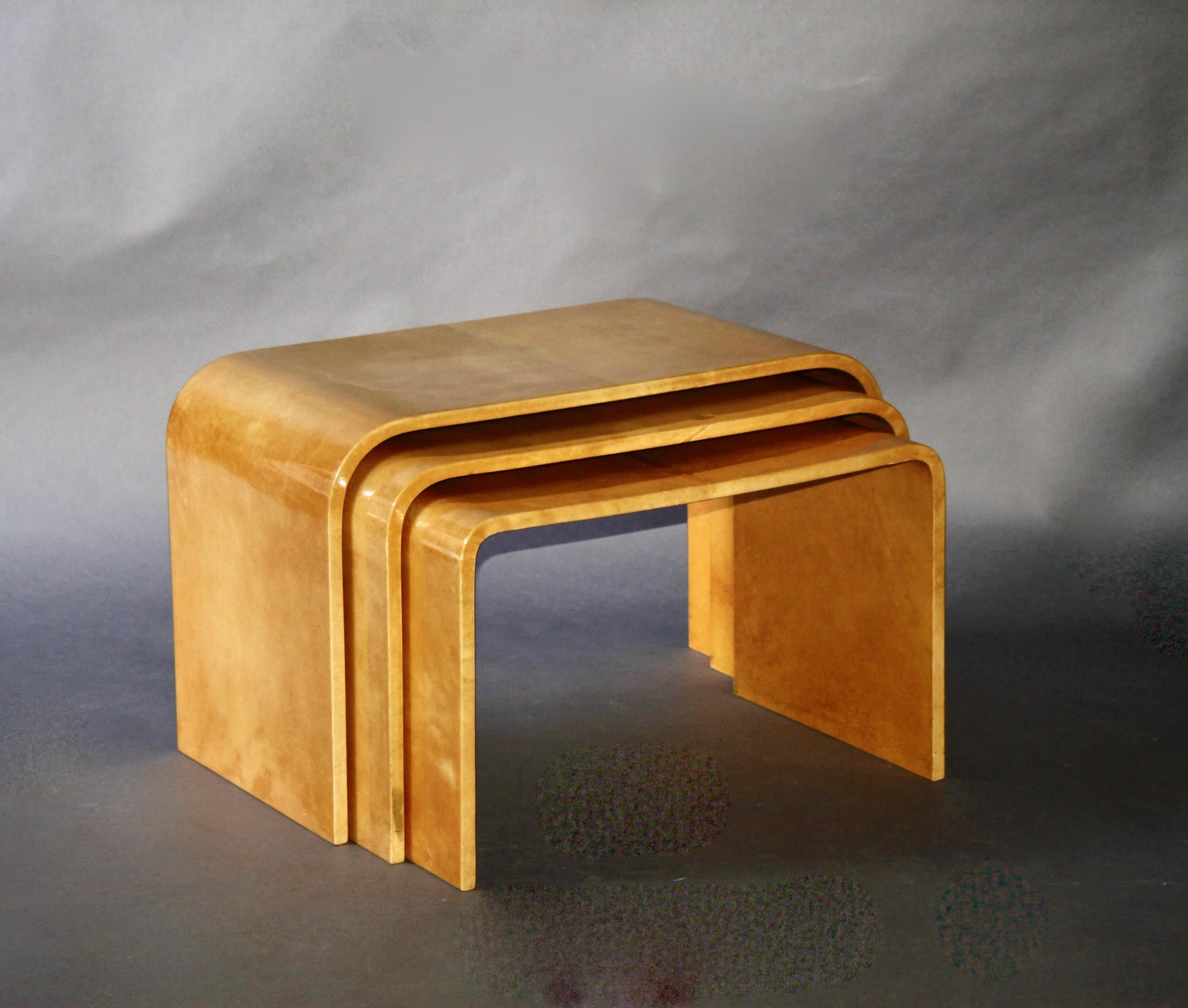 Aldo tura table gigogne For Sale 1