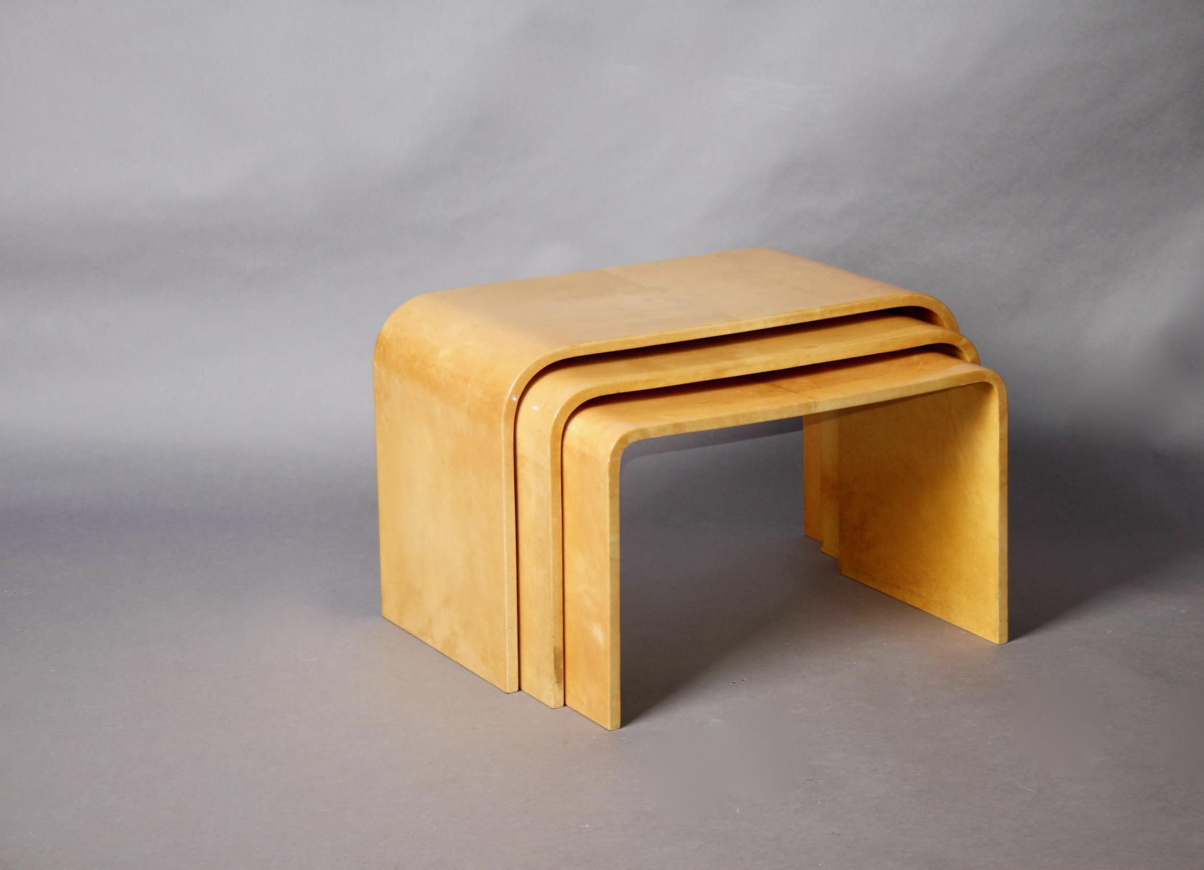 Aldo tura table gigogne For Sale 2