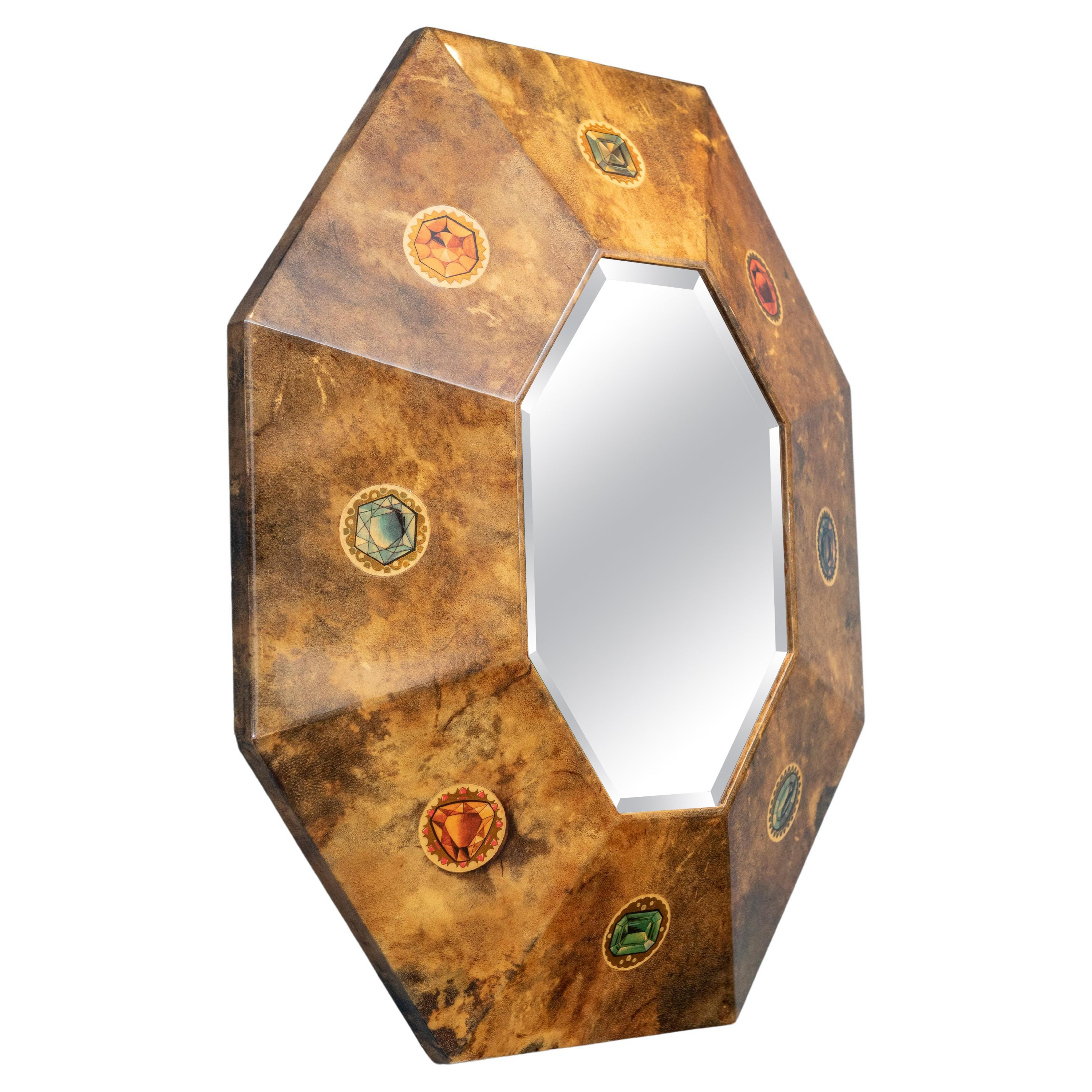 Aldo Tura Wall Mirror