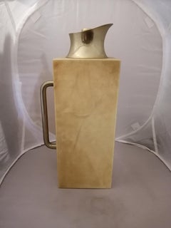 Aldo Tura Yellow Goatskin Pitcher