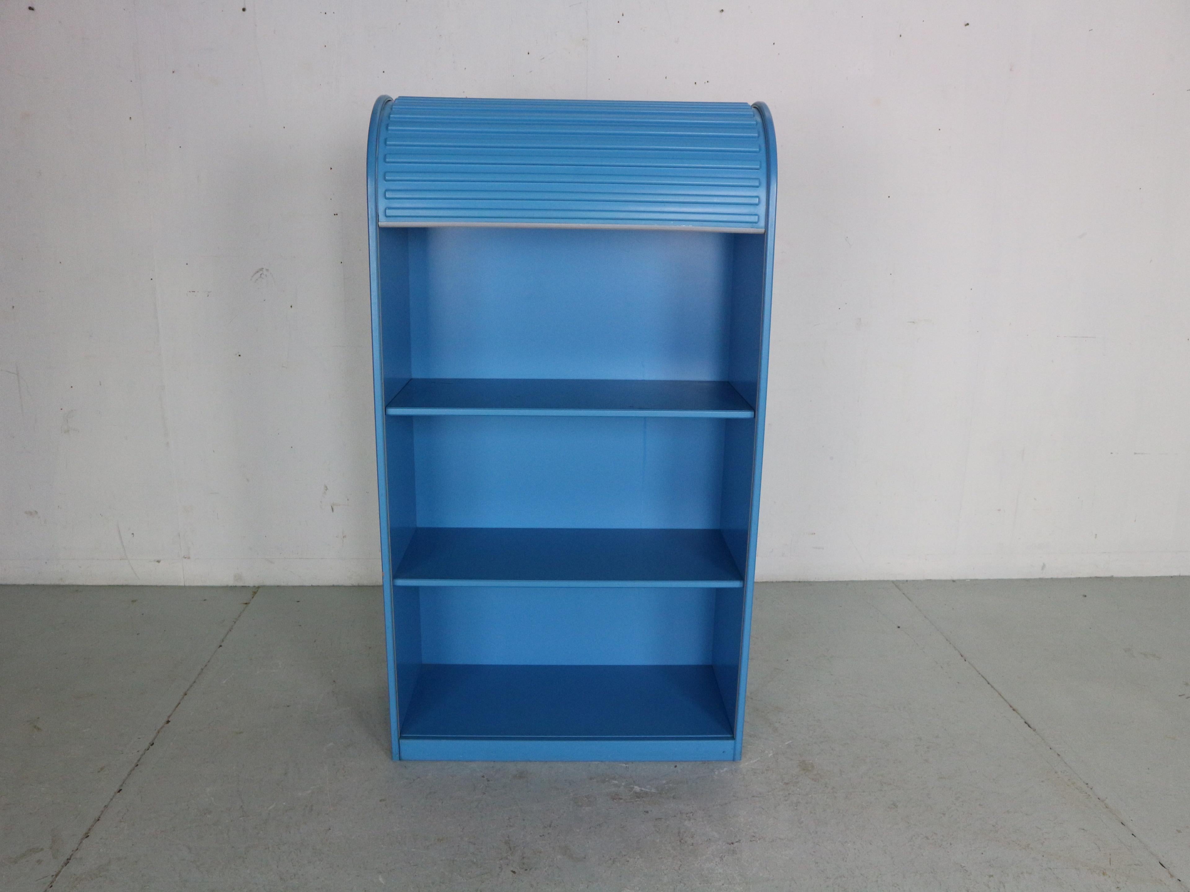 Late 20th Century Aldo Van de Nieuwelaar Blue Cabinets 