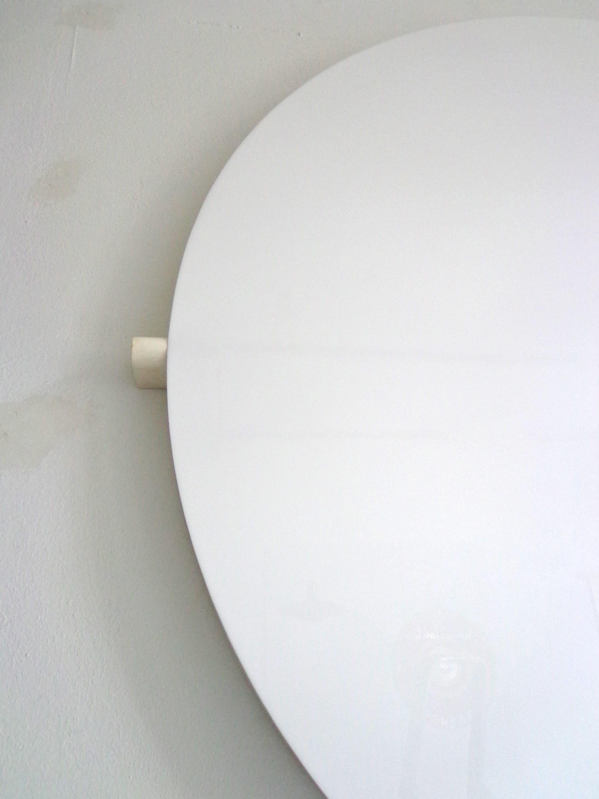 International Style Aldo van den Nieuwelaar ‘Circle’ Wall light perspex with TL-tube for Nila Lights For Sale