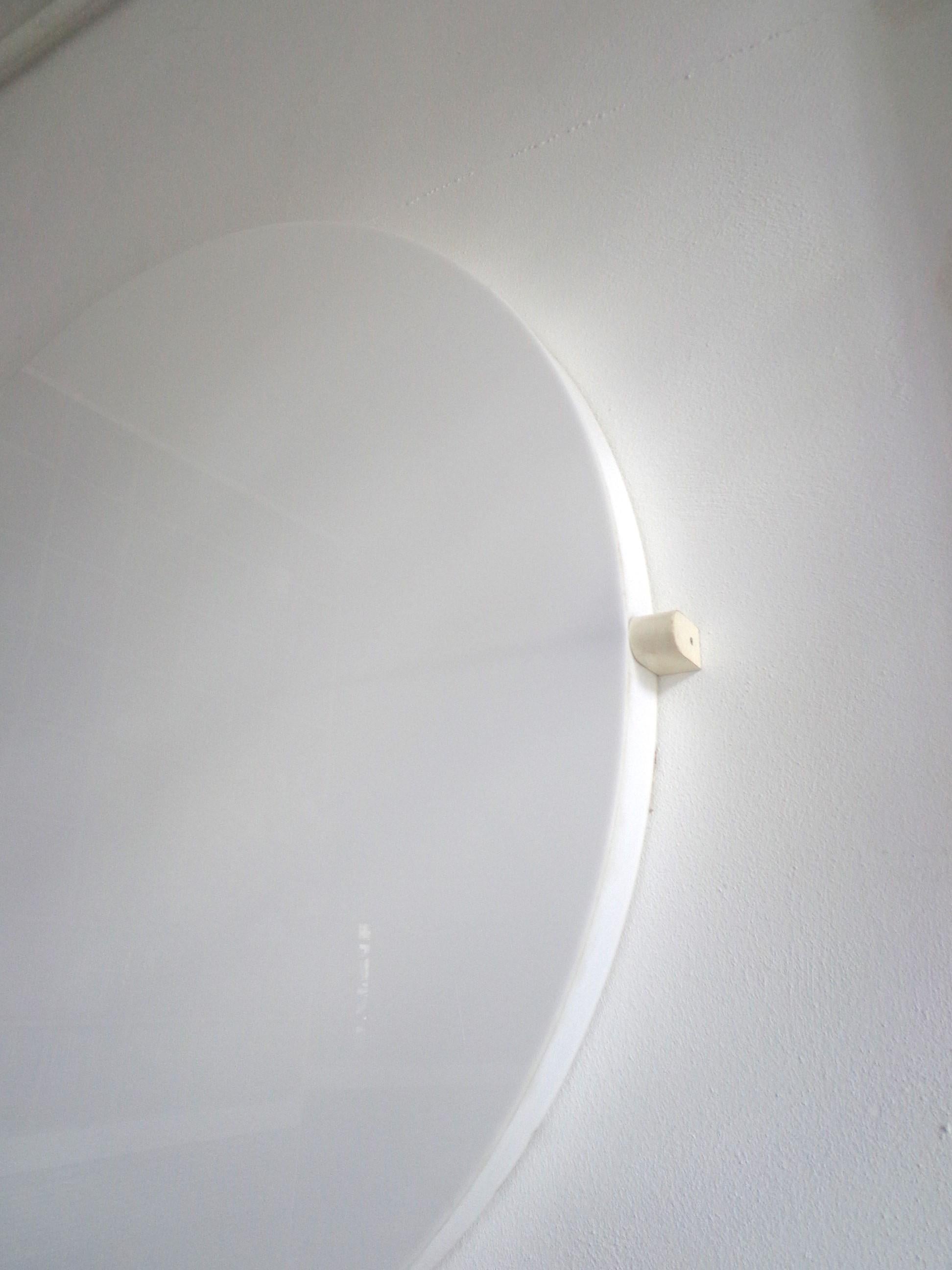 Aldo van den Nieuwelaar ‘Circle’ Wall light perspex with TL-tube for Nila Lights In Good Condition For Sale In WIJCKEL, NL