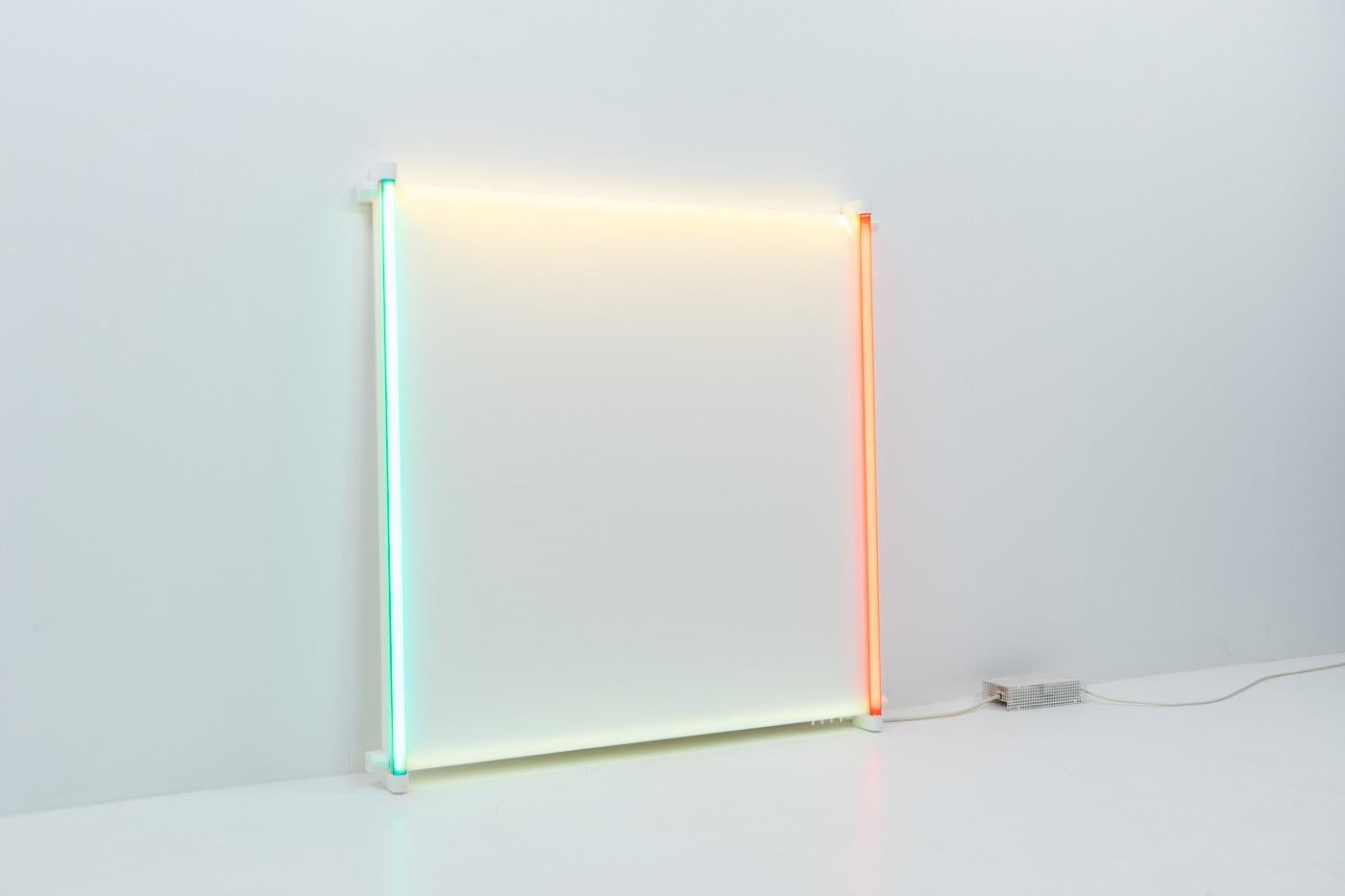 Plastic Aldo van den Nieuwelaar, Outline light object, 1980s For Sale