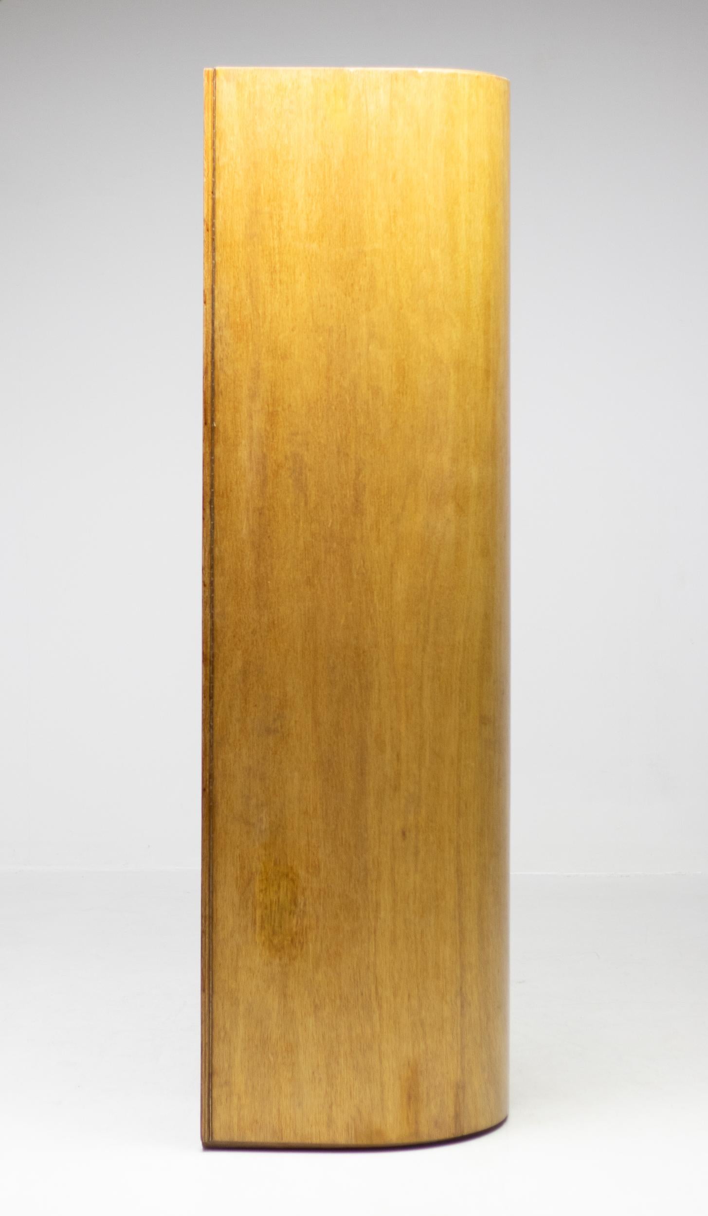 Mid-Century Modern Aldo van Eyck Structuralist Corner Cabinet For Sale